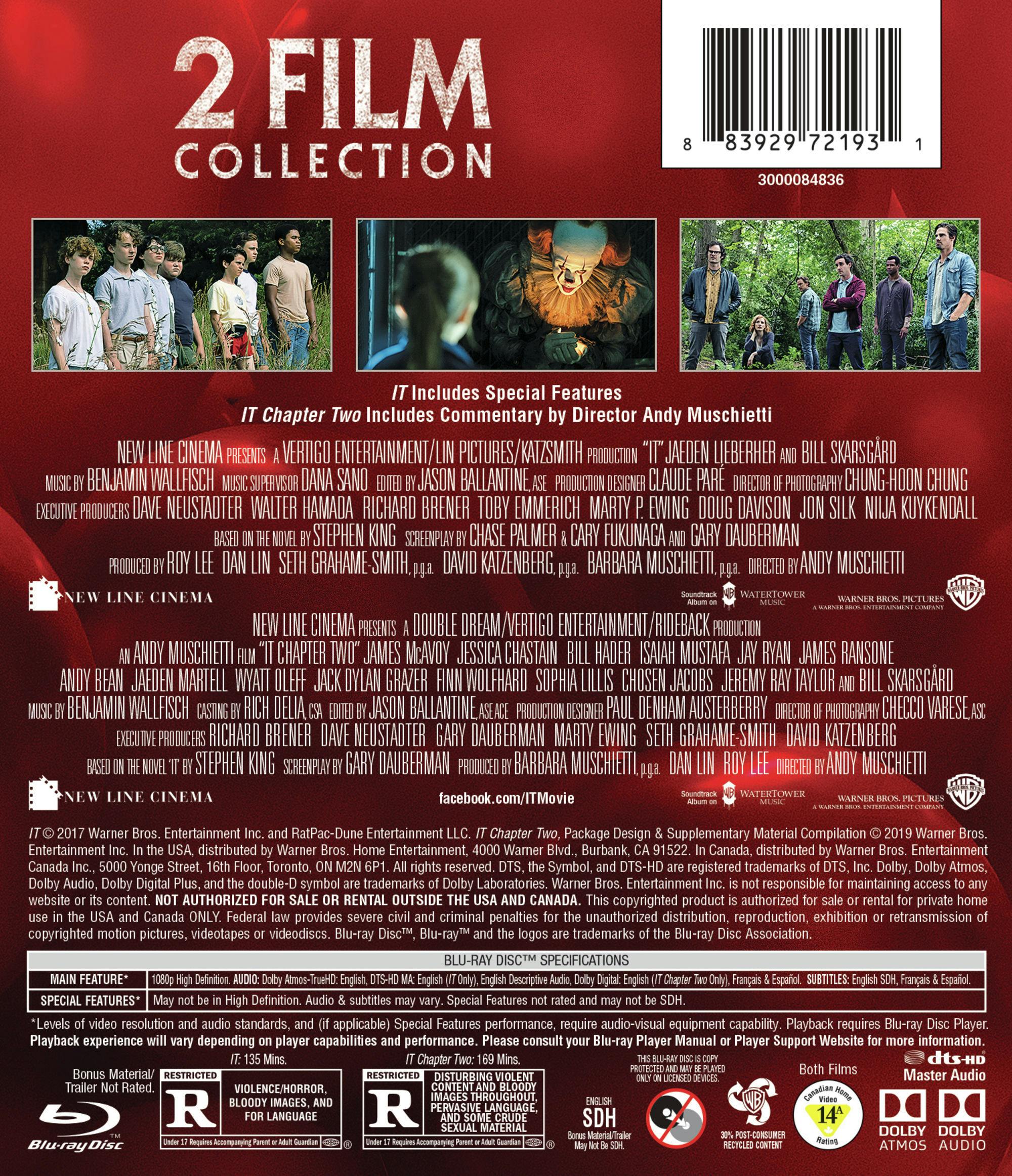 It: 2-film Collection (Blu-ray Double Feature) [Blu-ray] - Image 2