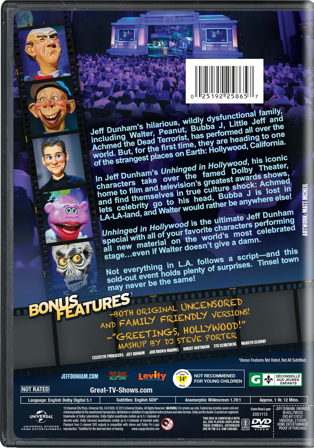 Jeff Dunham: Unhinged in Hollywood [DVD] - Image 2