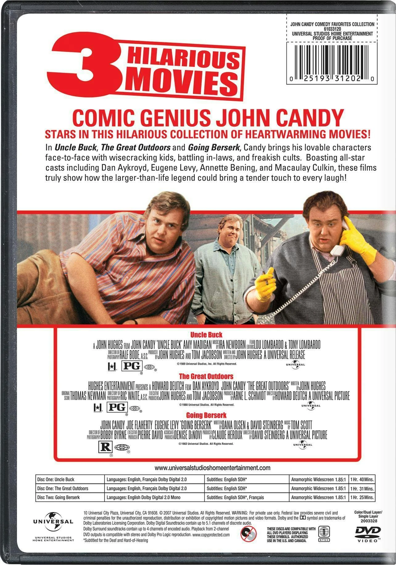 John Candy: Comedy Favorites Collection (DVD Set) [DVD] - Image 2