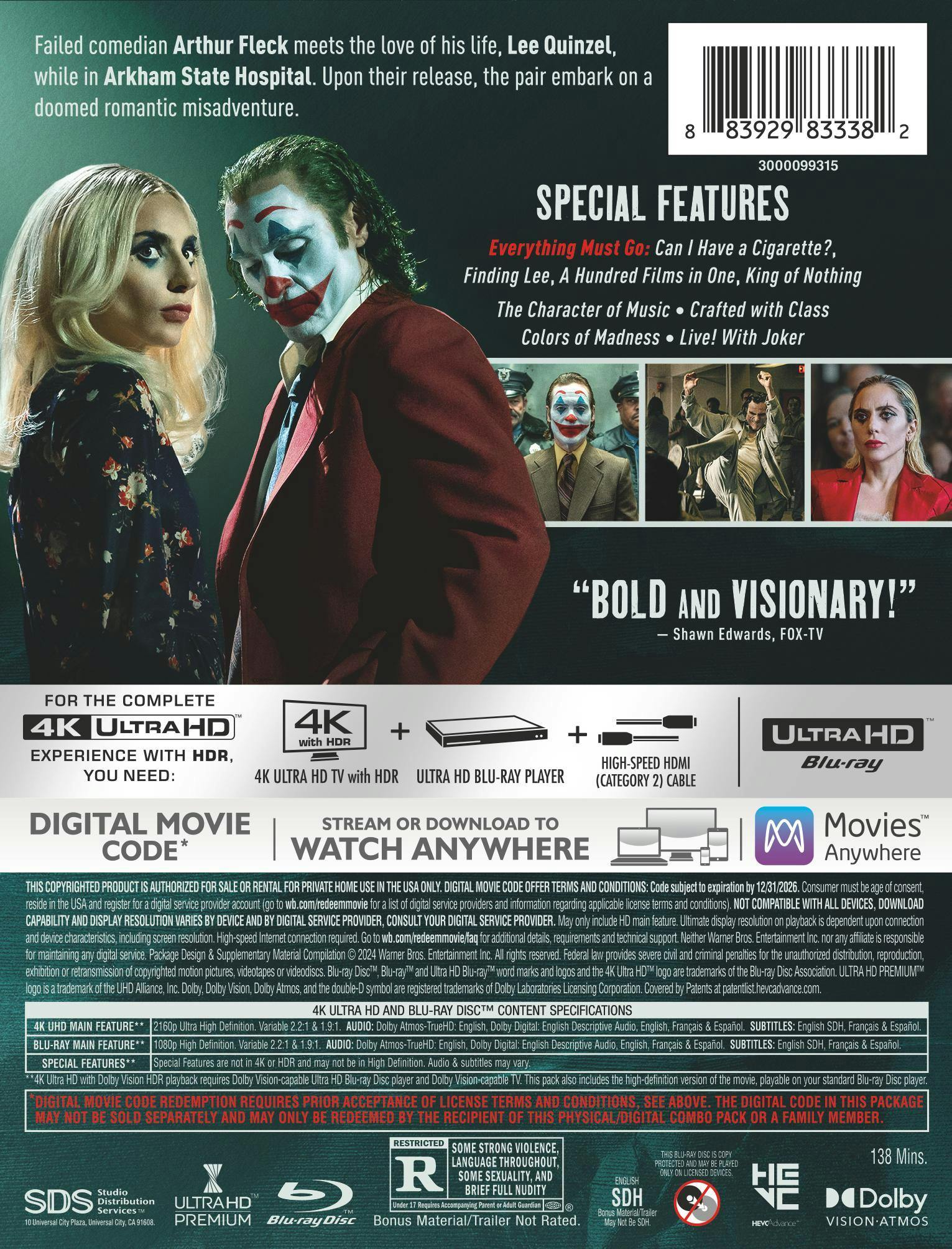 Joker: Folie À Deux  (Limited Edition Steelbook) [UHD] - Image 3