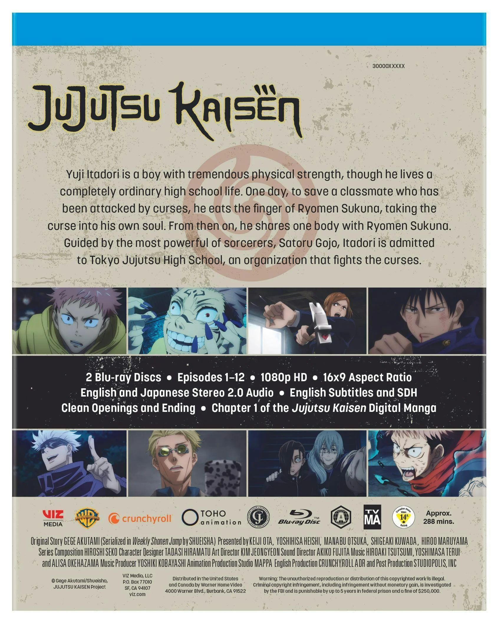 Jujutsu Kaisen: Part 1 [Blu-ray] - Image 2