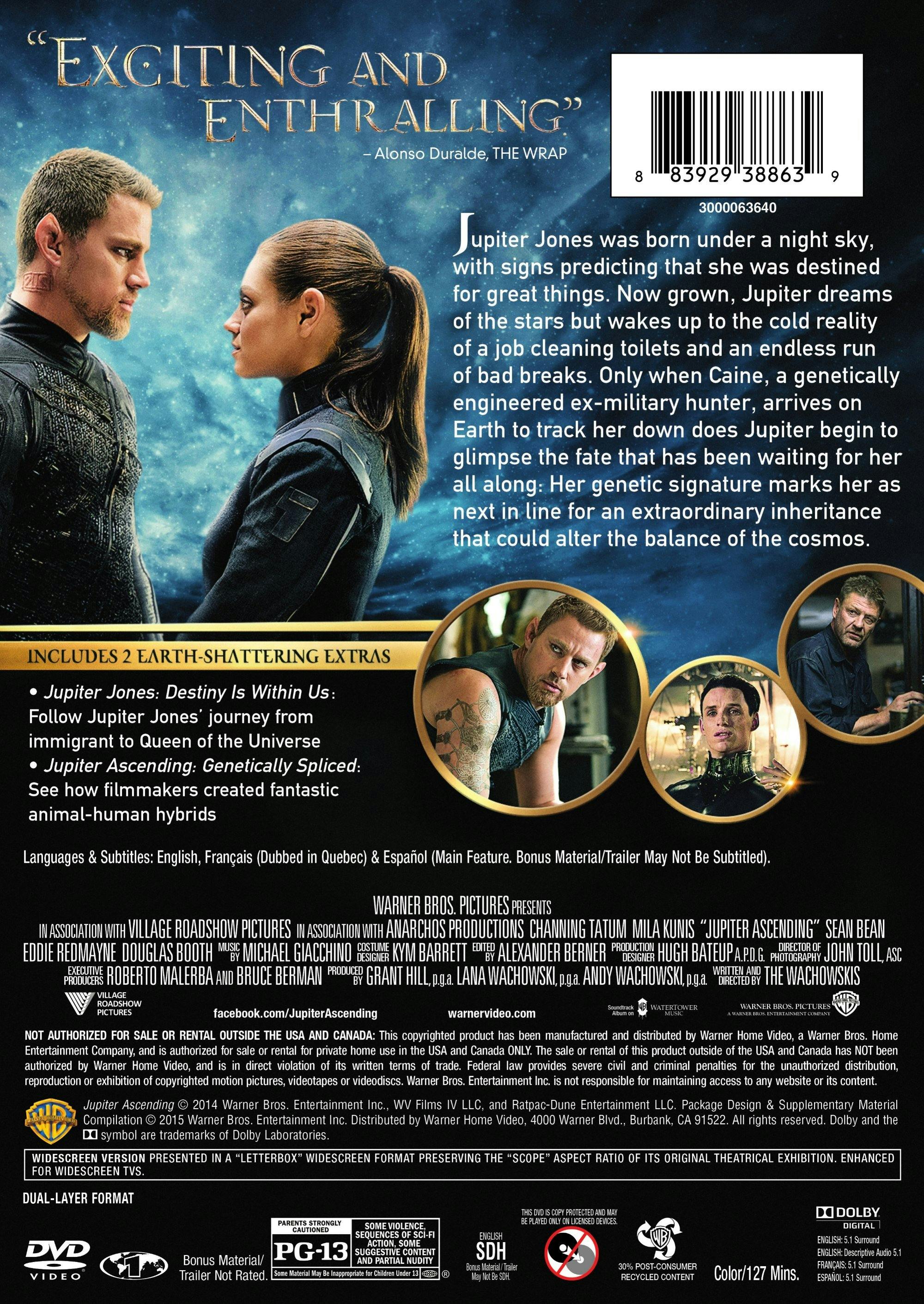 Jupiter Ascending [DVD] - Image 2