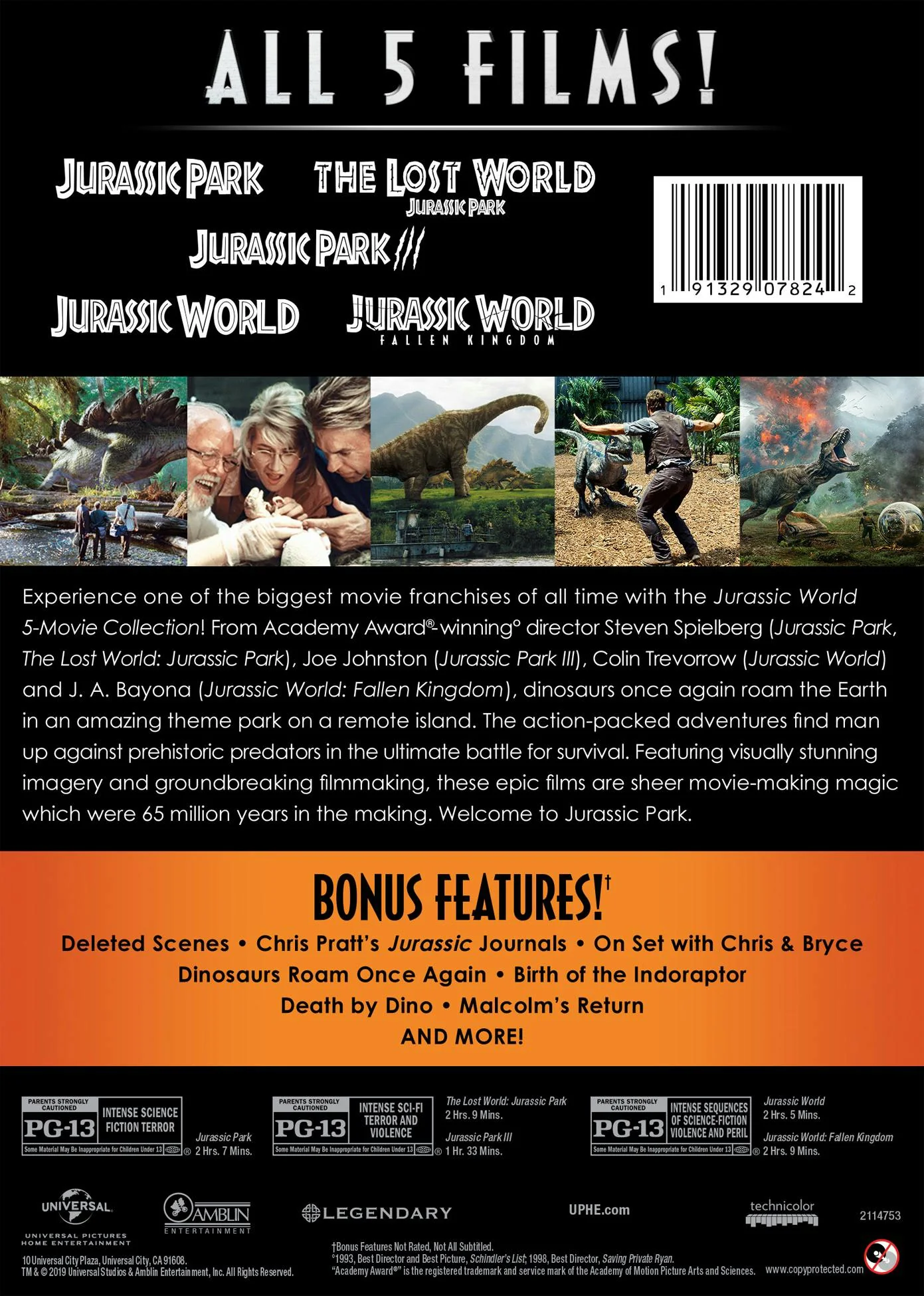 Jurassic World: 5-movie Collection [DVD] - Image 2
