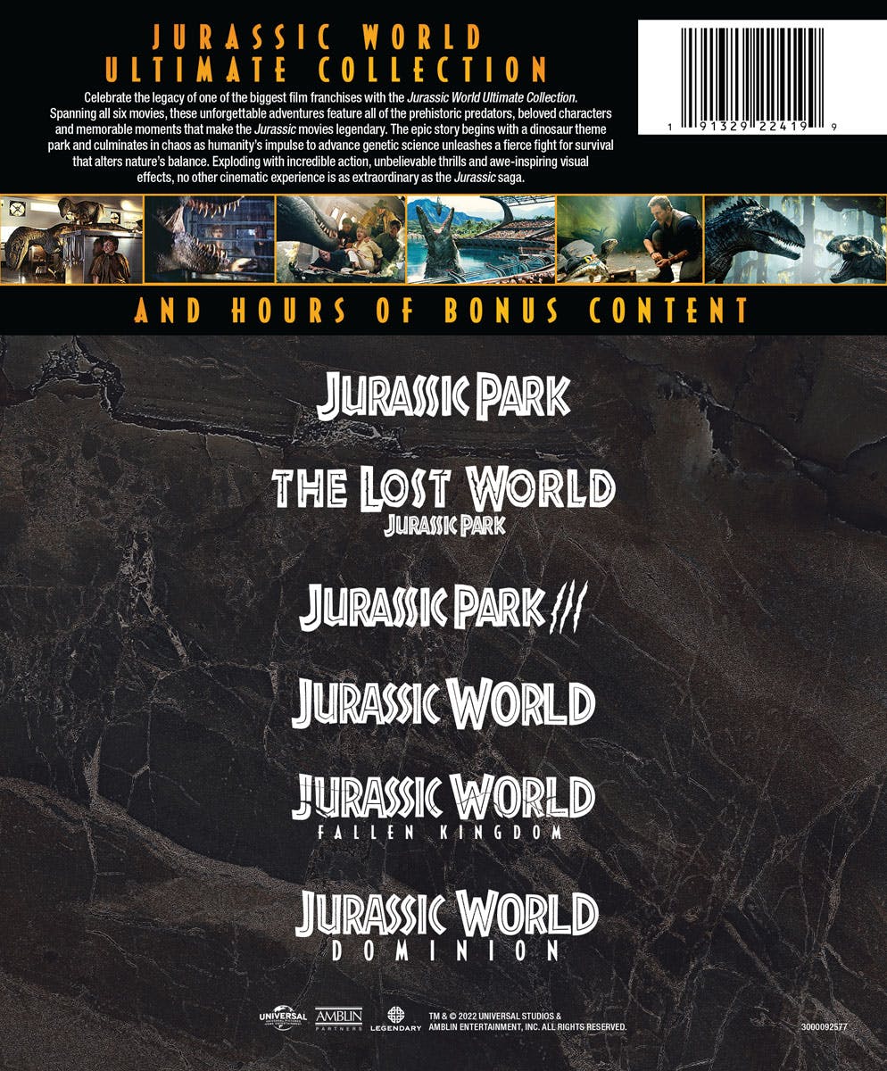 Jurassic World: Ultimate Collection (with DVD - Box set) [Blu-ray] - Image 3
