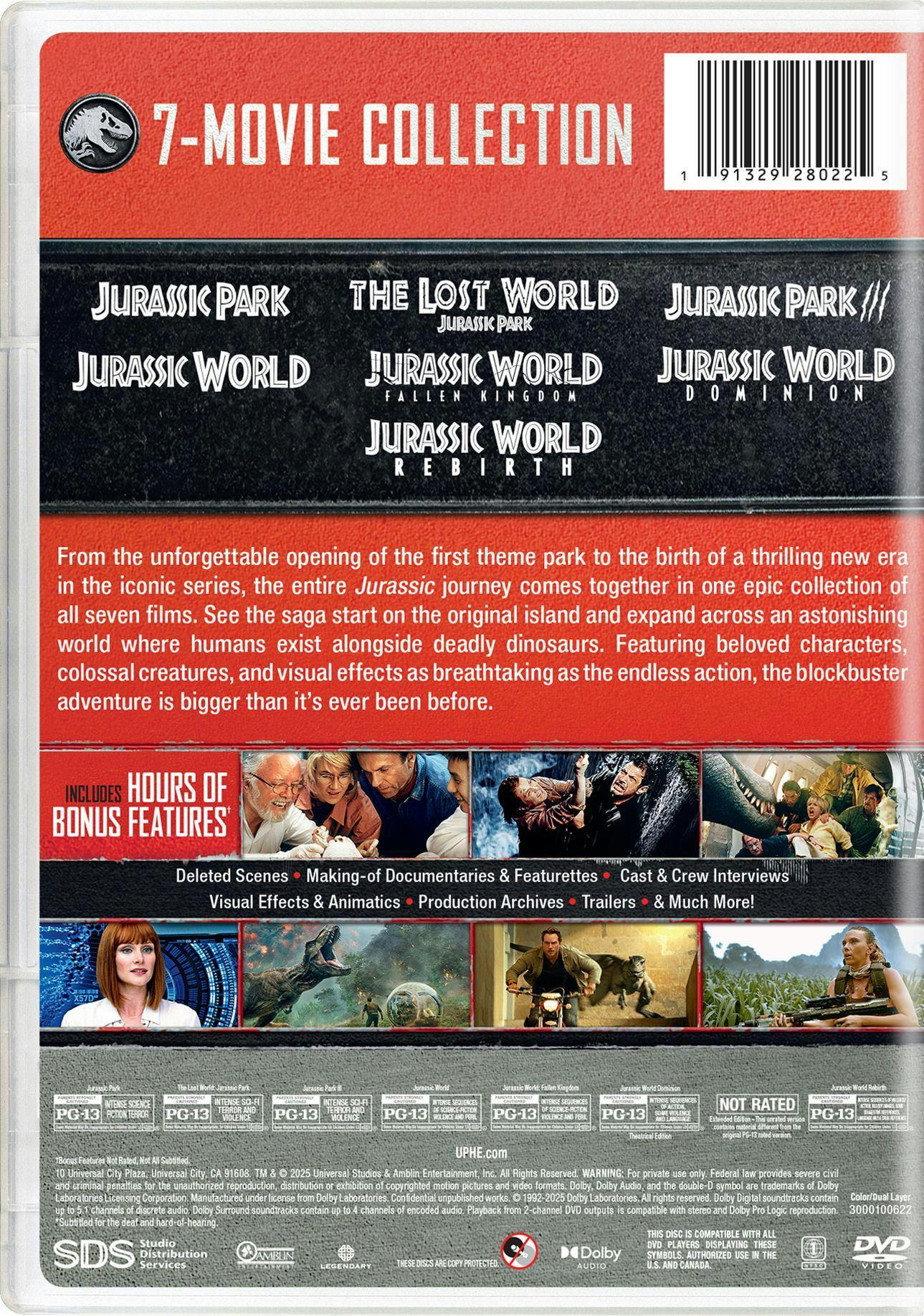 Jurassic World 7-Movie Collection [DVD] - Image 3