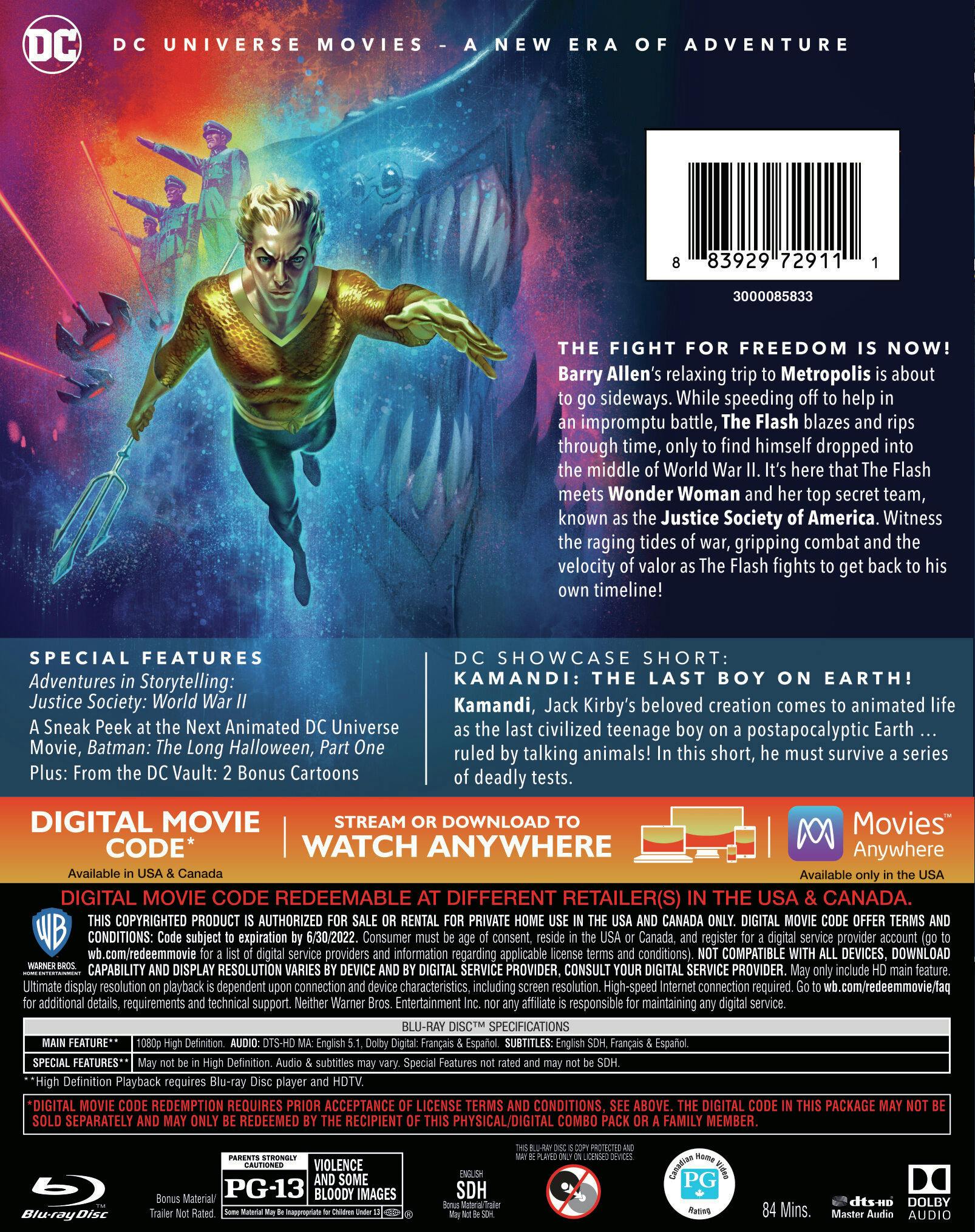 Justice Society: World War II [Blu-ray] - Image 2