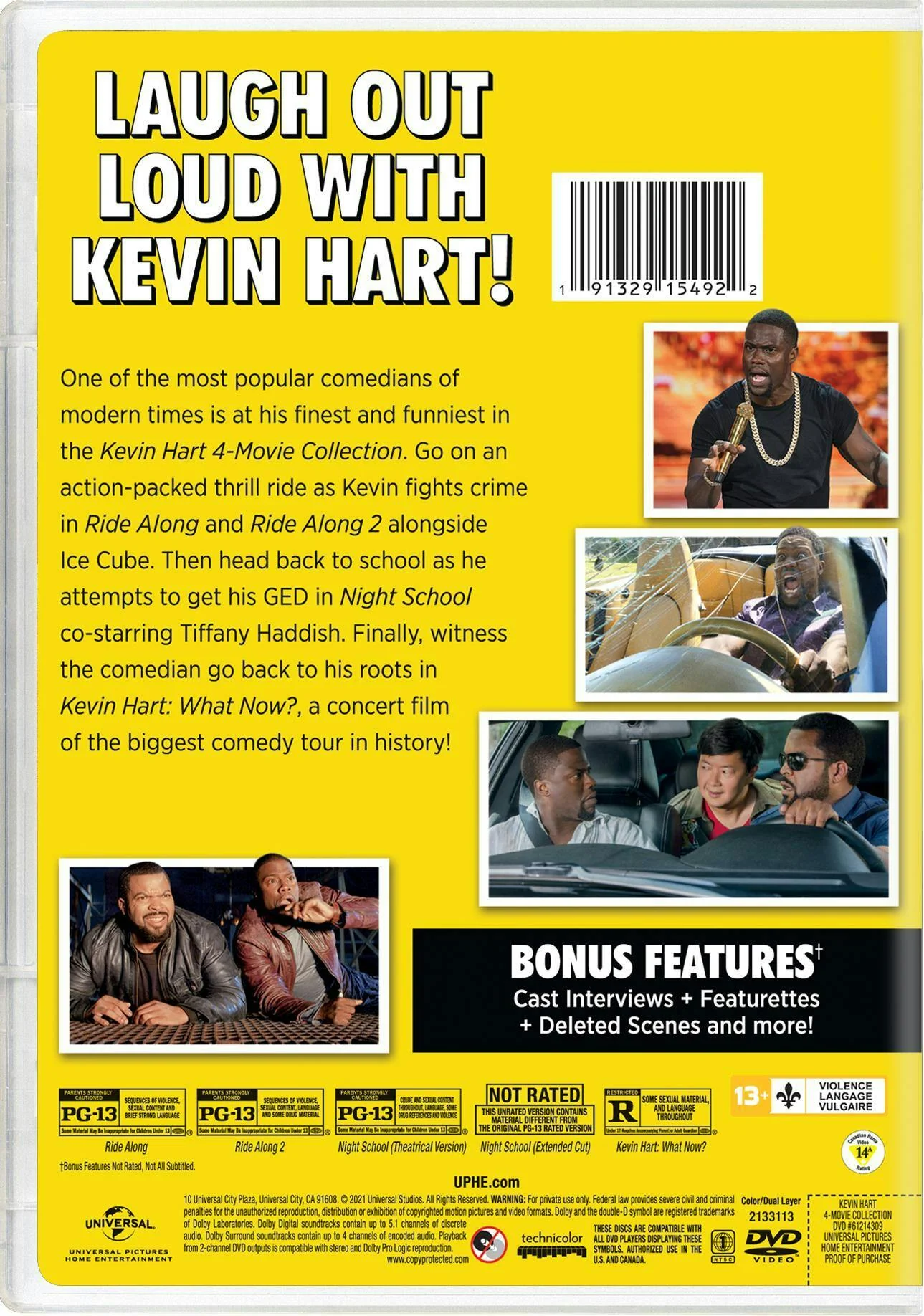 Kevin Hart 4-Movie Collection (DVD Set) [DVD] - Image 2