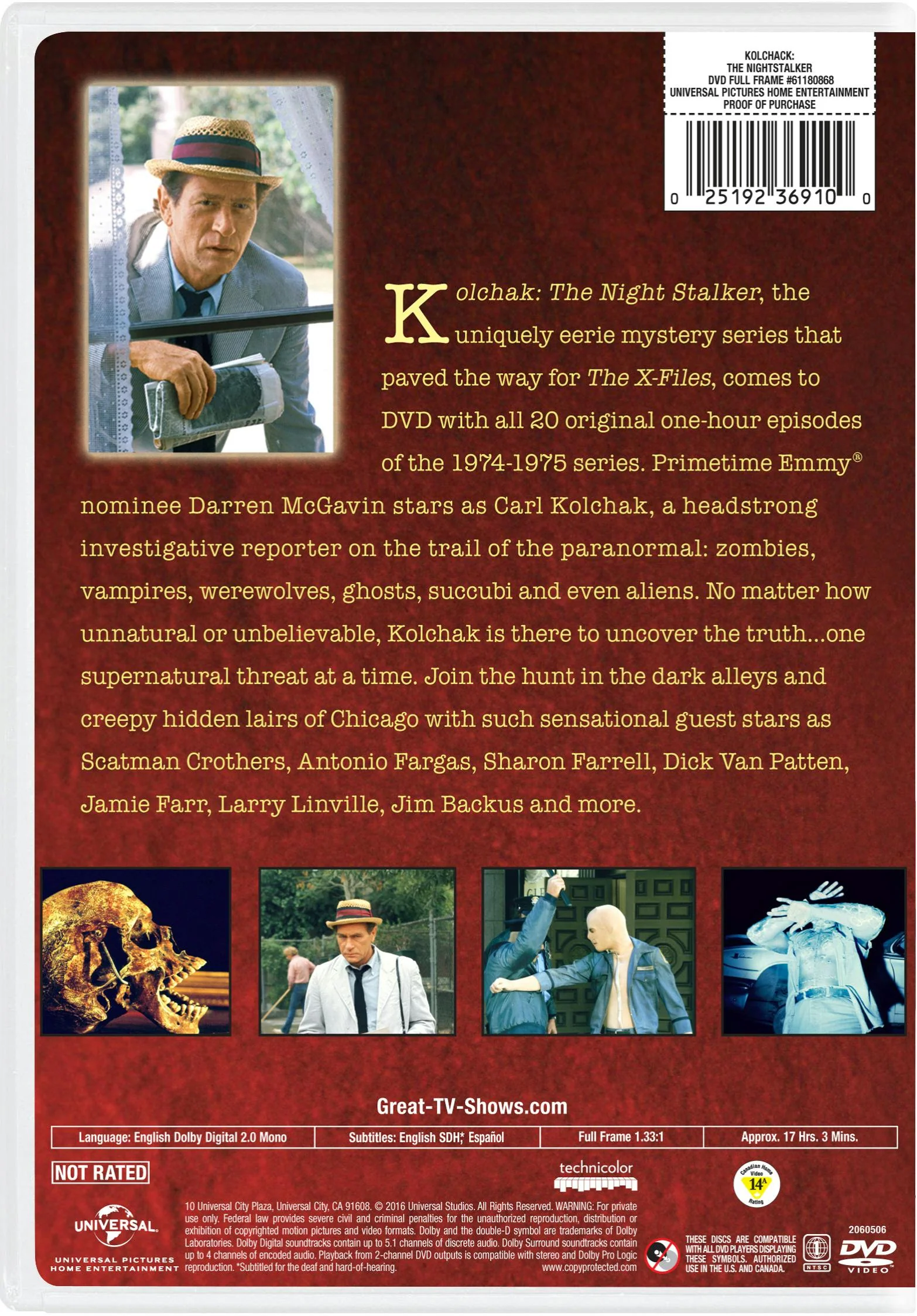 Kolchak - The Night Stalker: Complete Series [DVD] - Image 2