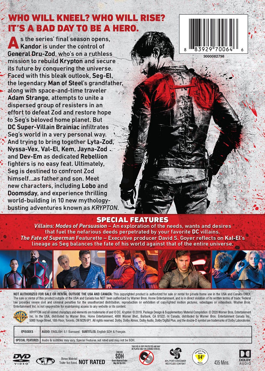 Krypton: The Complete Second & Final Season [DVD] - Image 3