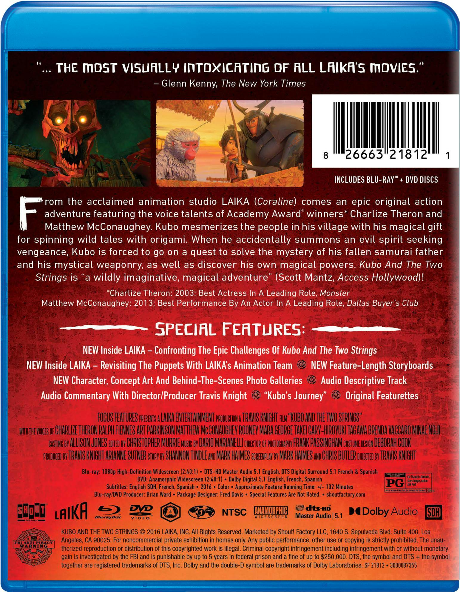 Kubo and the Two Strings - LAIKA Studios Edition [Blu-ray] - Image 3