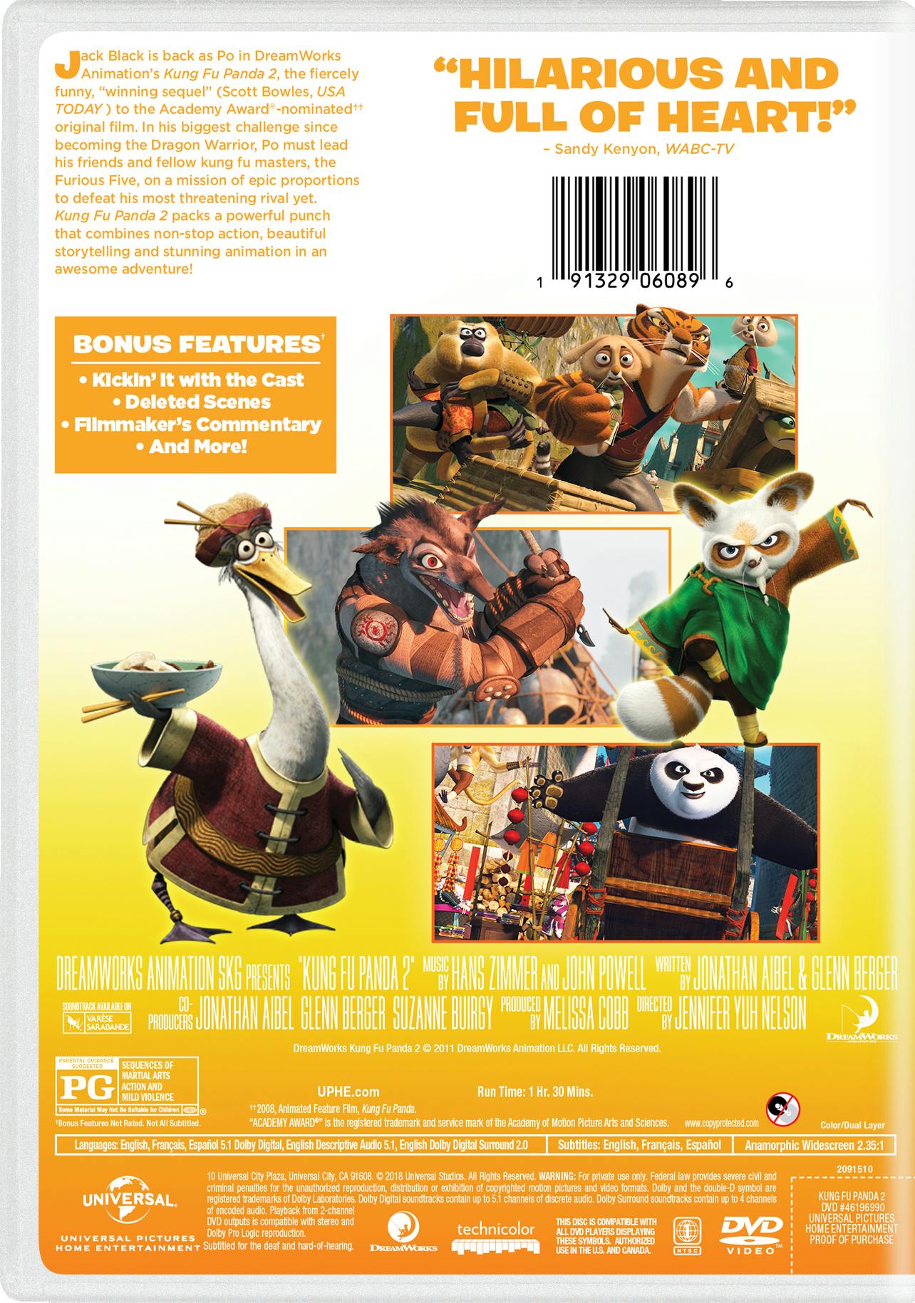 Kung Fu Panda 2 (DVD New Box Art) [DVD] - Image 2