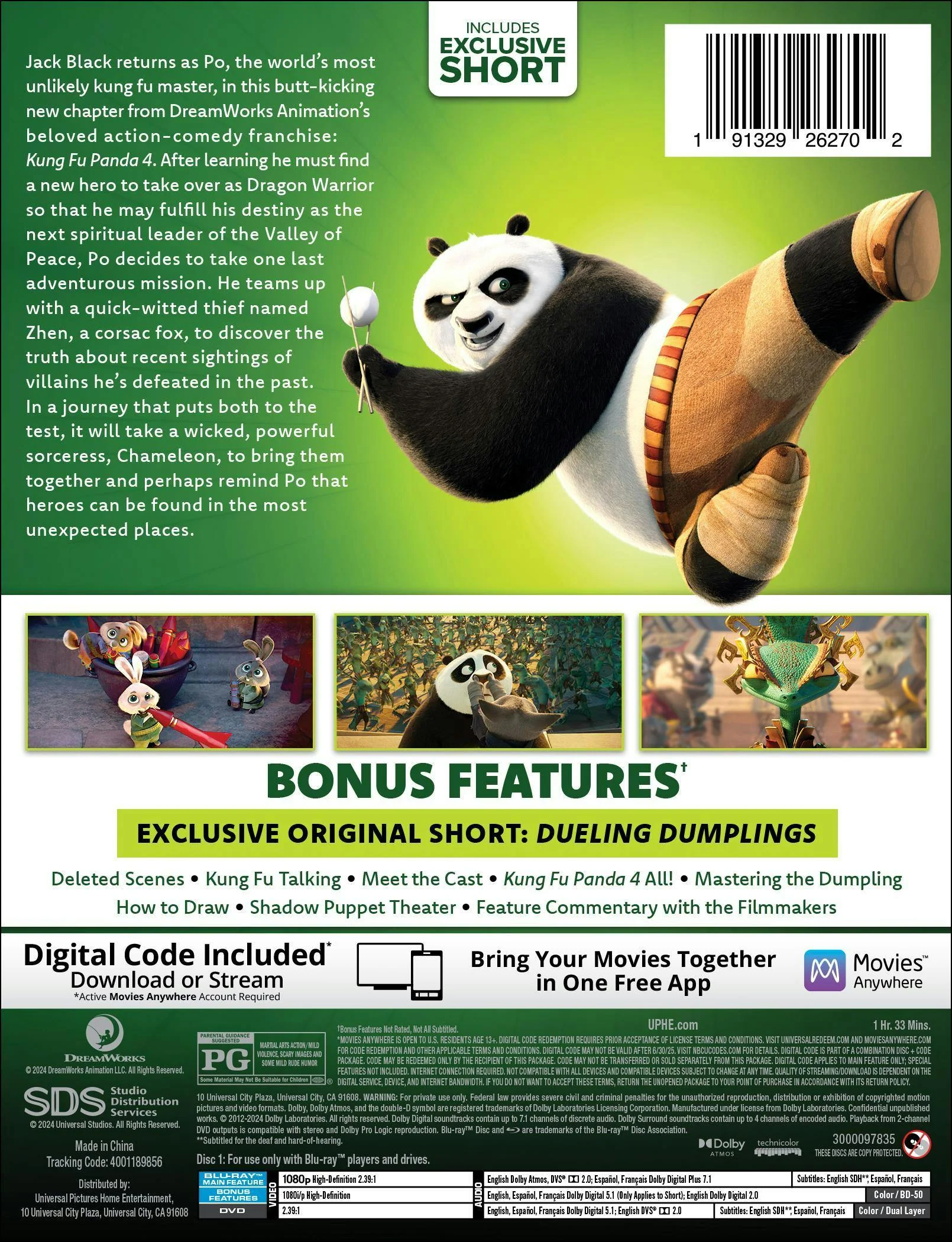 Kung Fu Panda 4 - Limited Edition Gift Set [Blu-ray] - Image 3