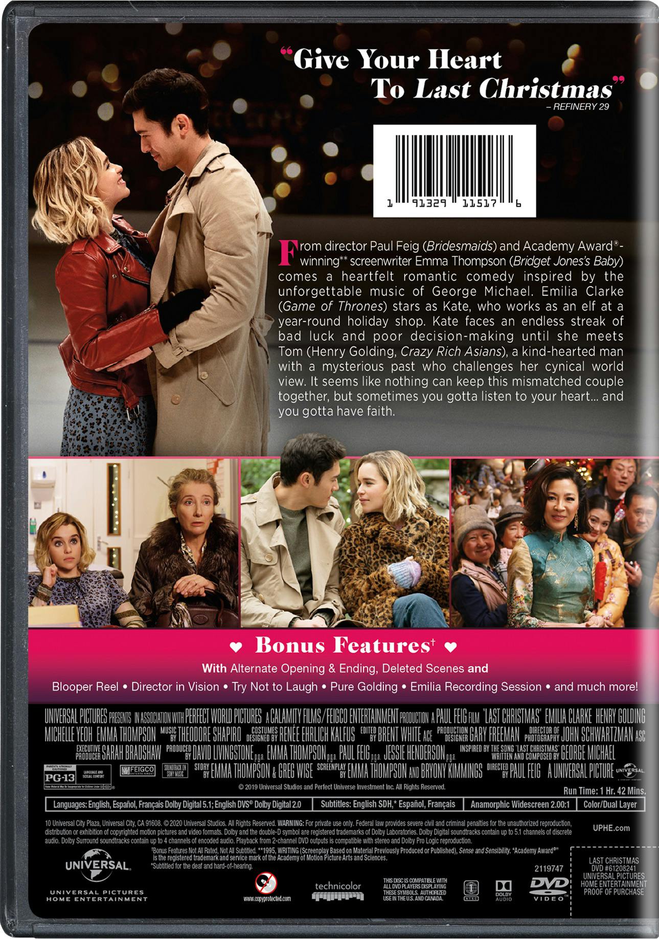 Last Christmas (2020) [DVD] - Image 2