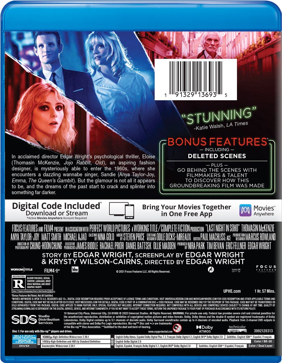 Last Night in Soho (with DVD) [Blu-ray] - Image 3