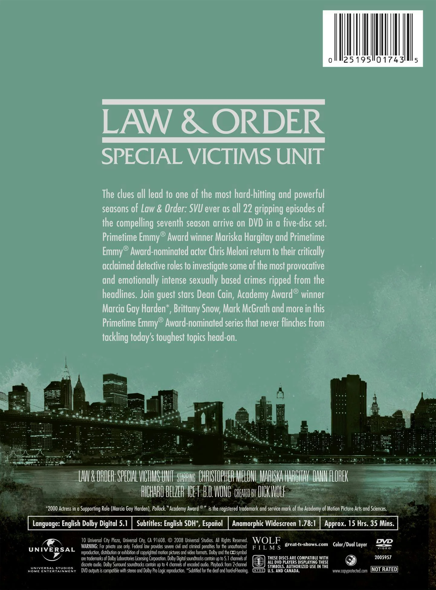 Law and Order - Special Victims Unit: Season 7 [DVD] - Image 2