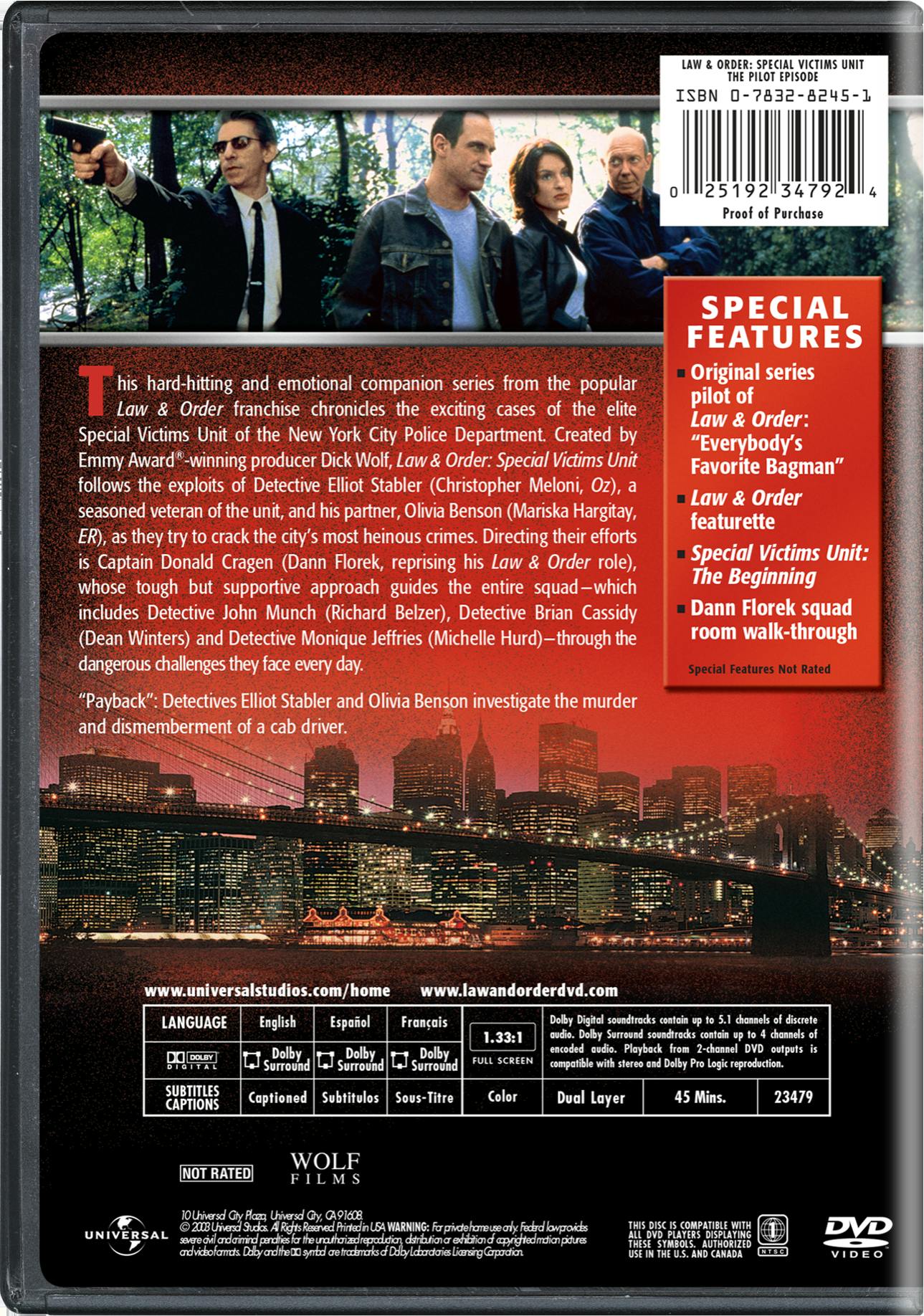 Law & Order: Special Victims Unit - The Premiere Episode (DVD Full Screen) [DVD] - Image 2