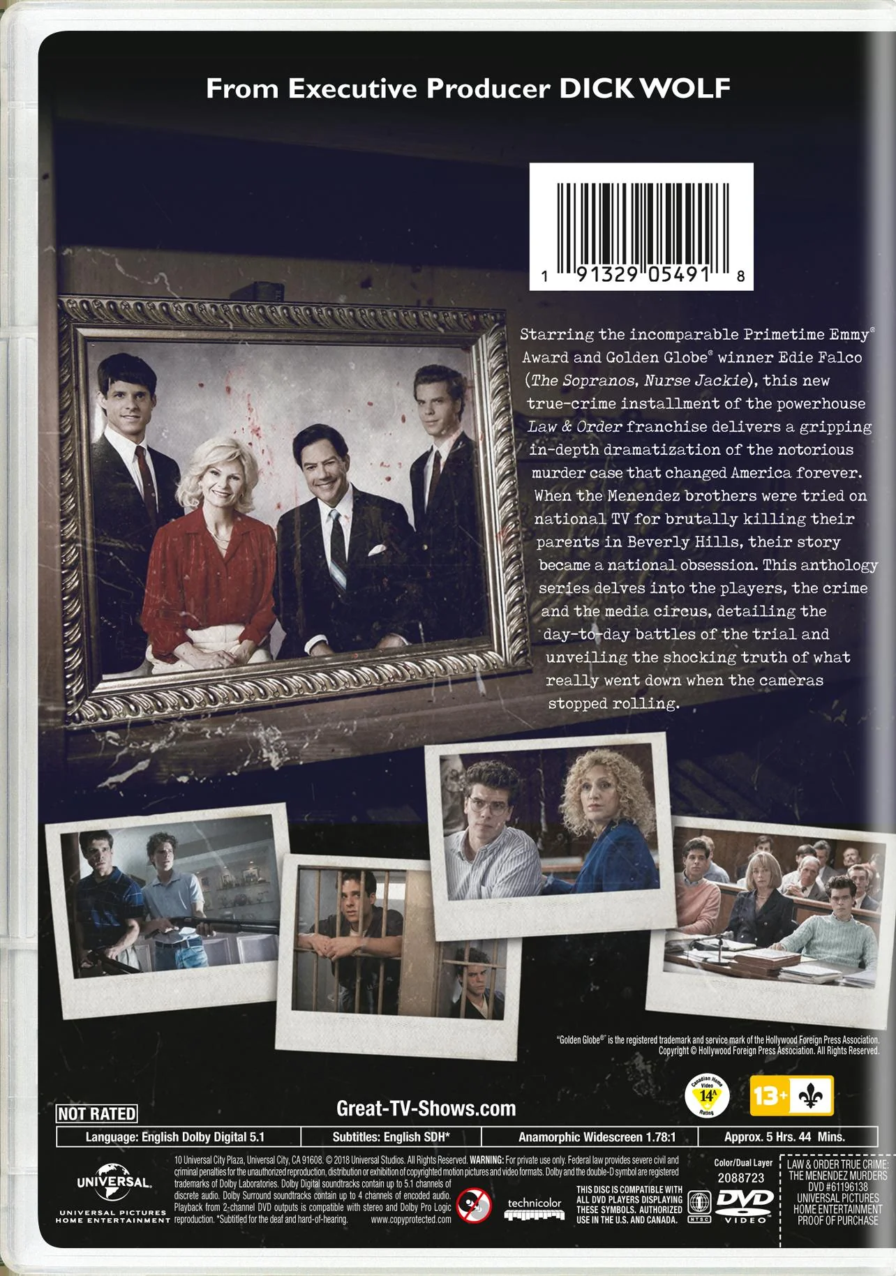 Law & Order: True Crimes - The Menendez Murders [DVD] - Image 2