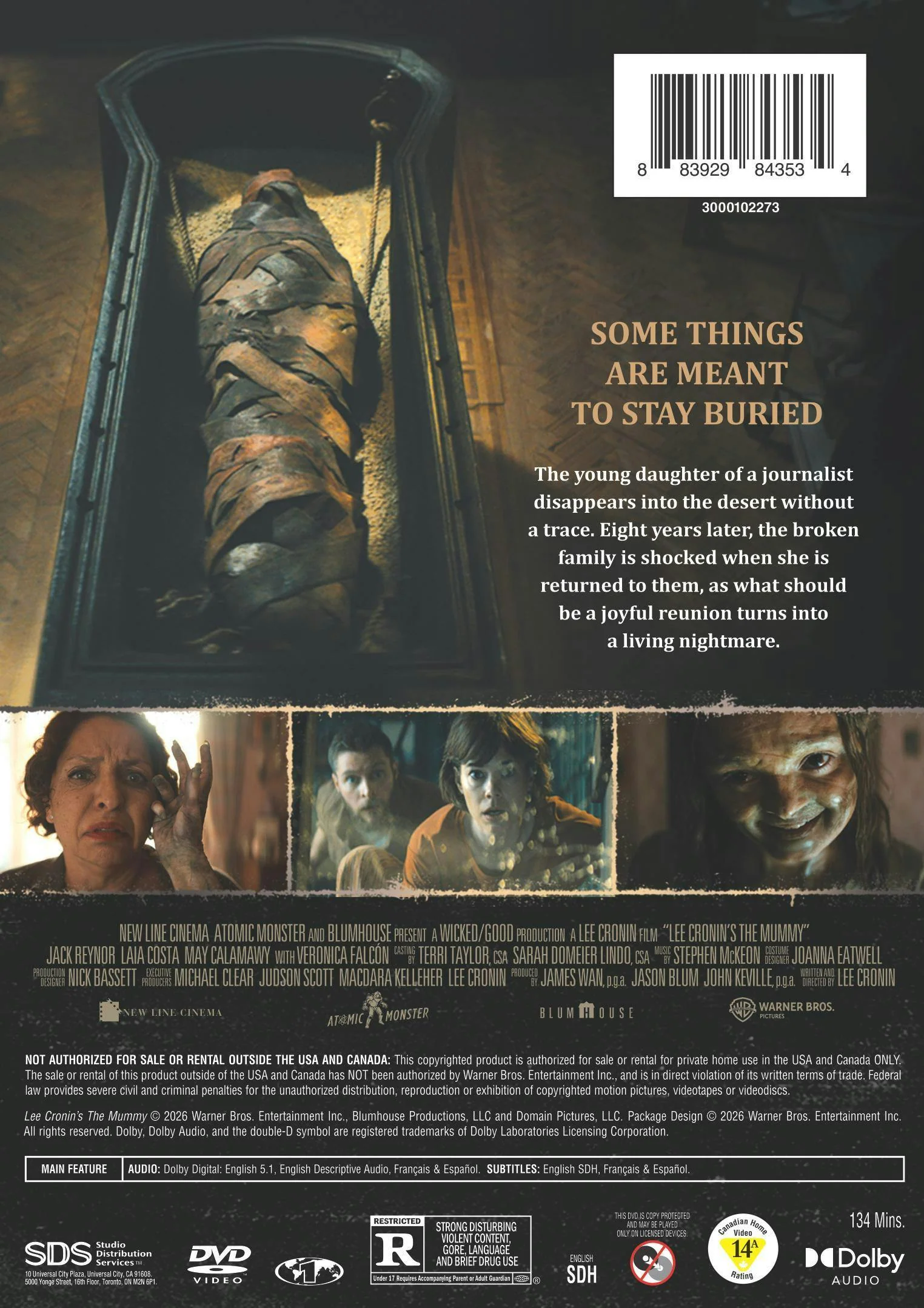 Lee Cronin's The Mummy [DVD] - Image 3
