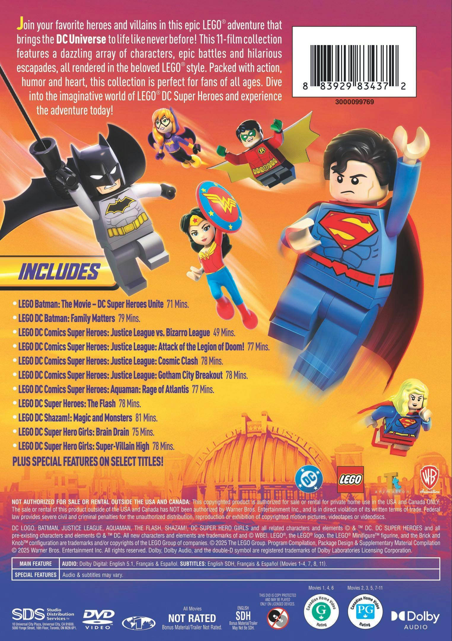 LEGO DC 11-Film Collection [DVD] - Image 3