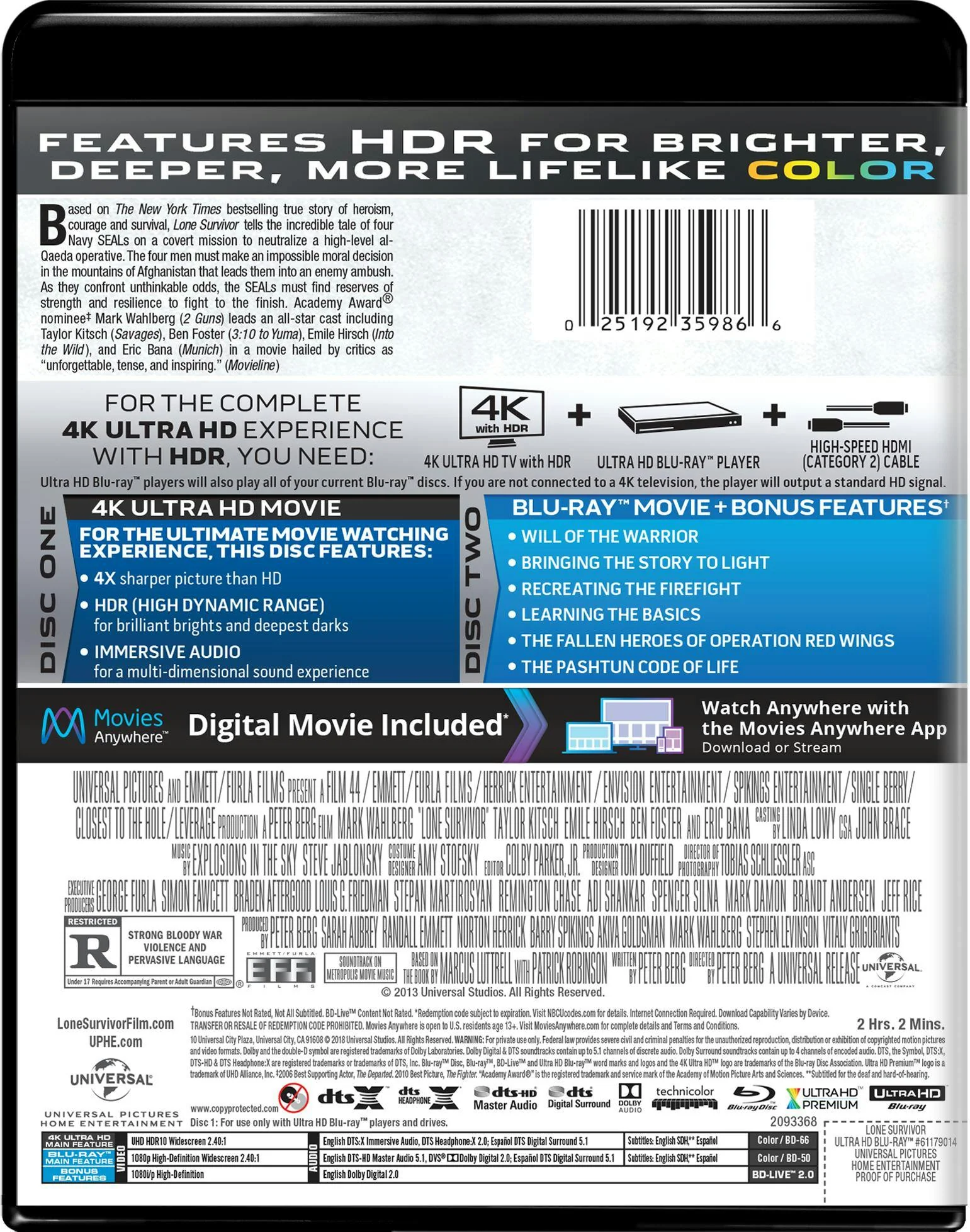 Lone Survivor (4K Ultra HD) [UHD] - Image 3