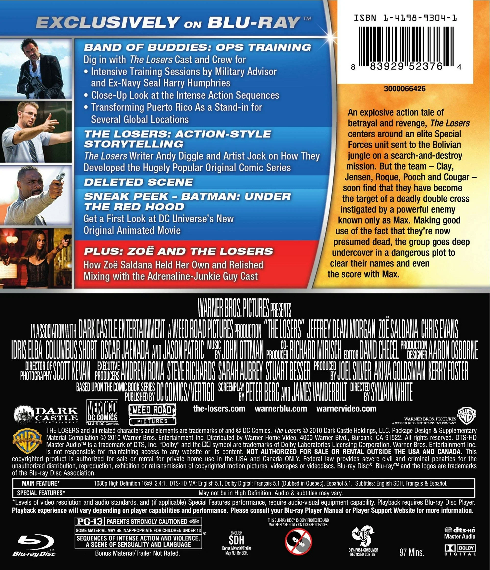 The Losers (Blu-ray New Box Art) [Blu-ray] - Image 2