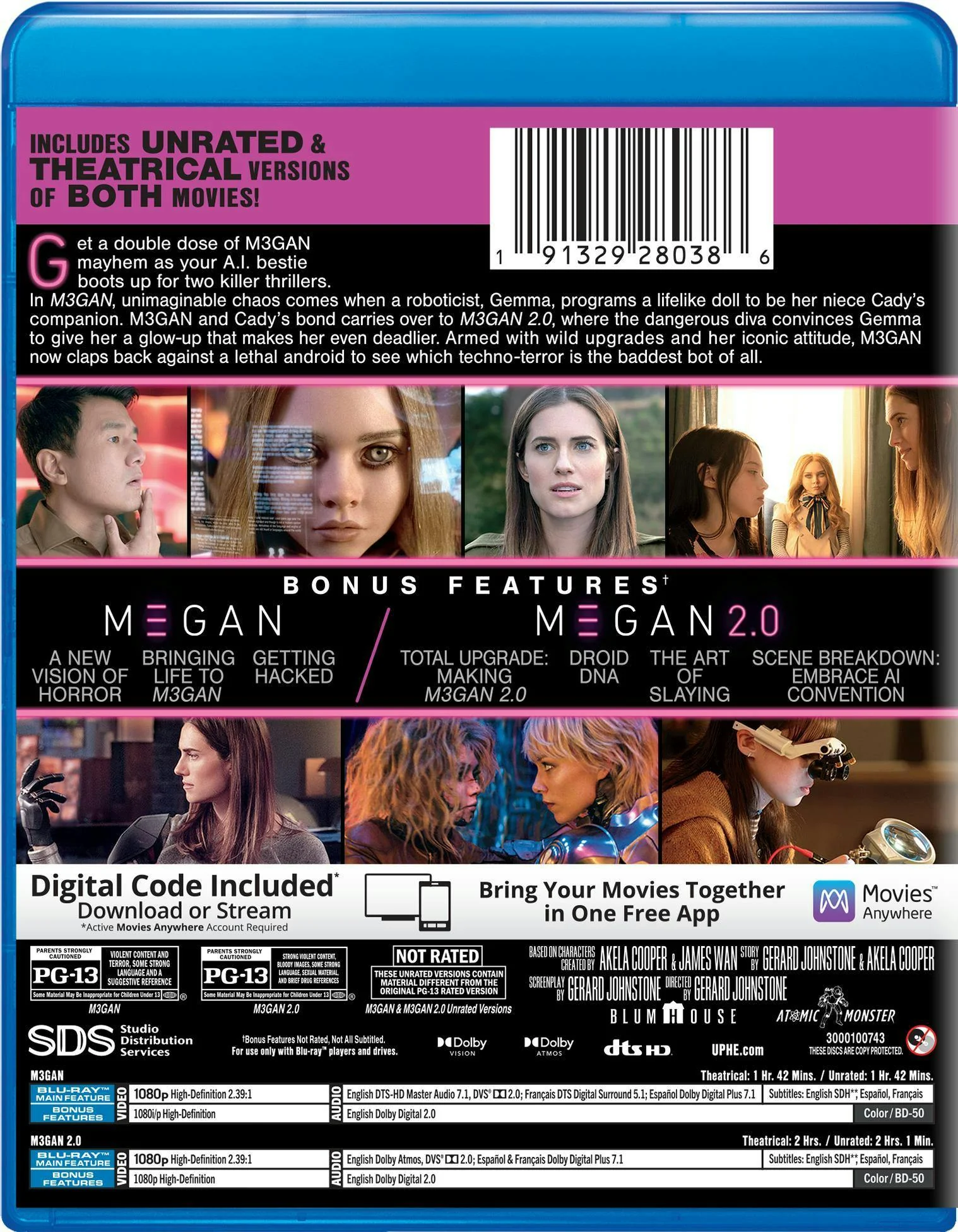 M3GAN 2-Movie Bestie Bundle - Blu-ray + Digital [Blu-ray] - Image 3