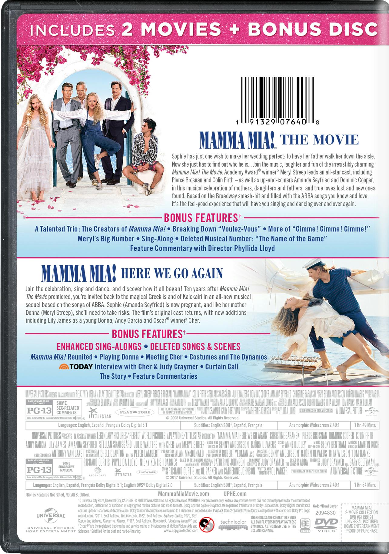 Mamma Mia!: 2-movie Collection (Normal (Sing-Along Edition)) [DVD] - Image 2