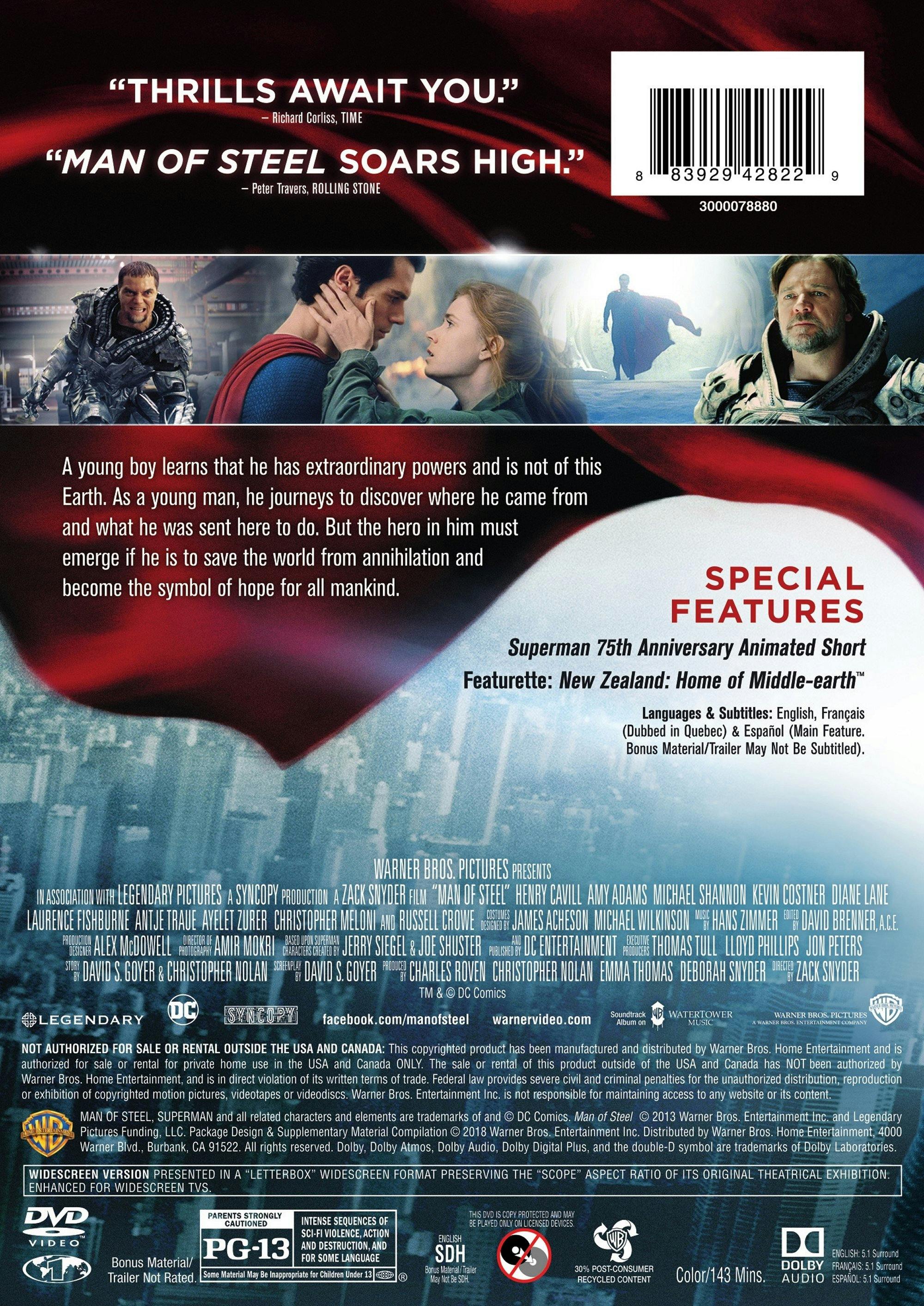 Man of Steel [DVD] - Image 2