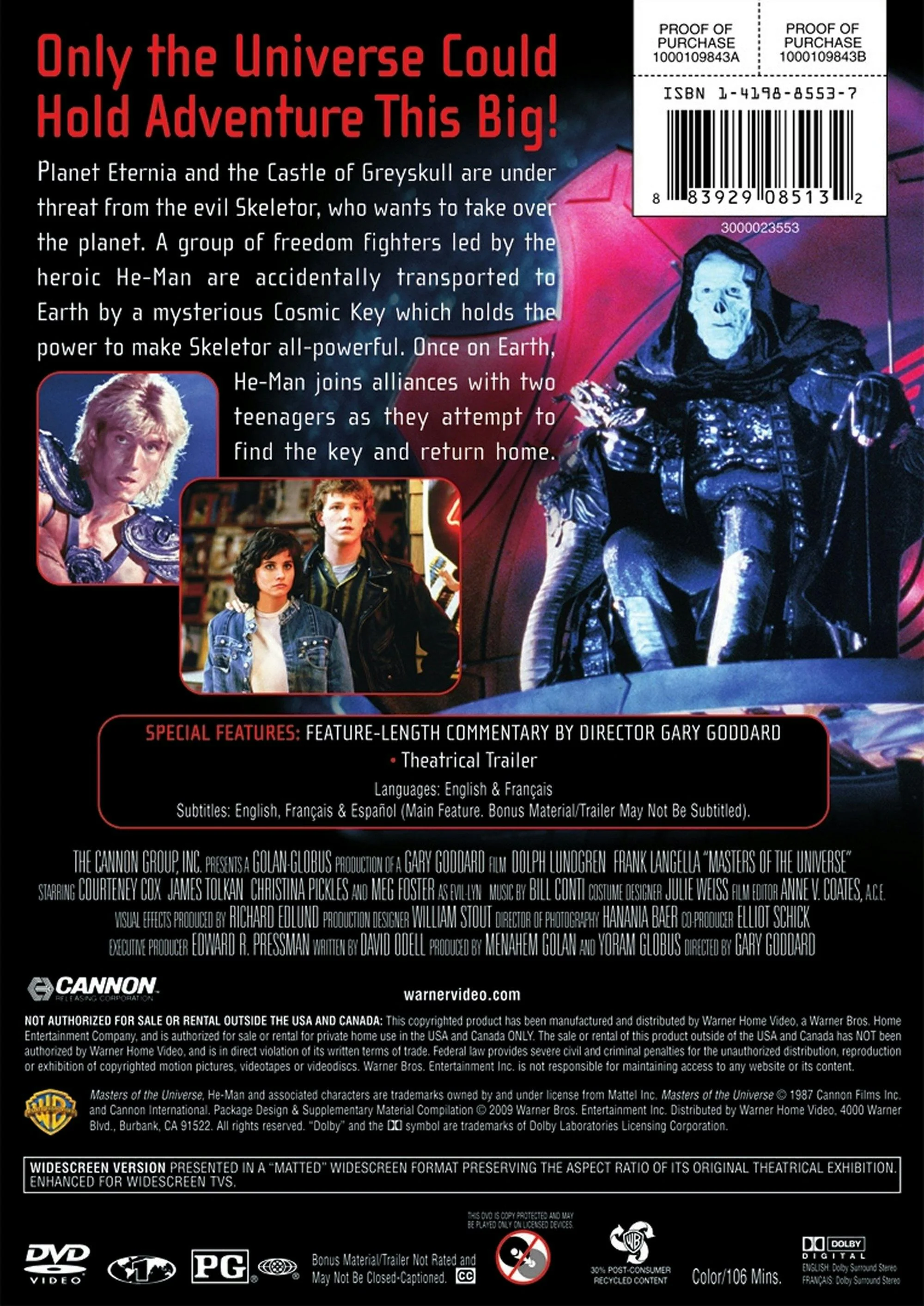 Masters of the Universe (DVD New Packaging) [DVD] - Image 2