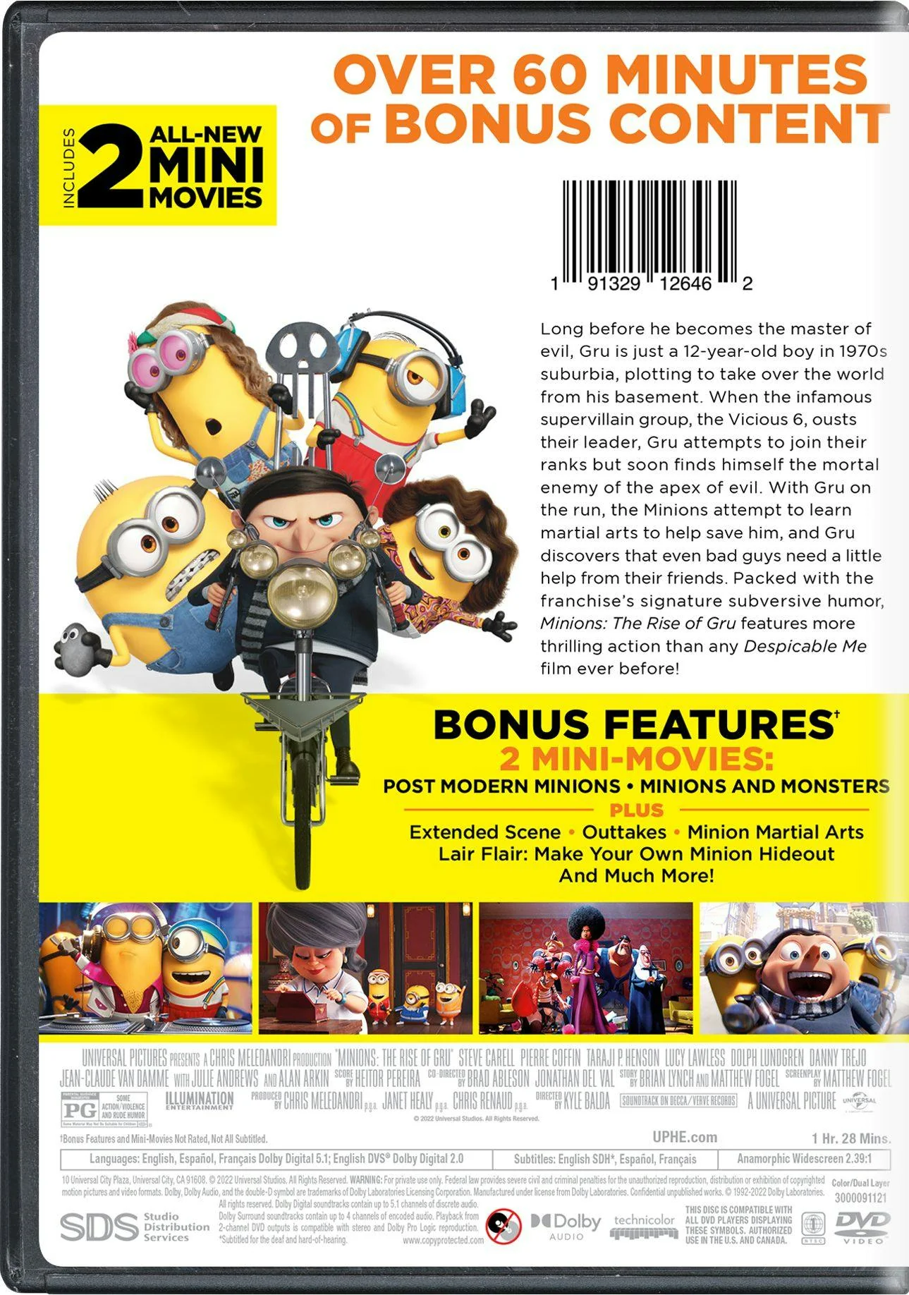Minions: The Rise of Gru [DVD] - Image 3