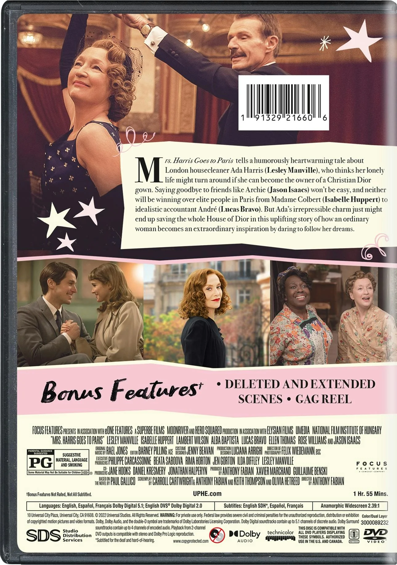 Mrs. Harris Goes to Paris [DVD] - Image 3