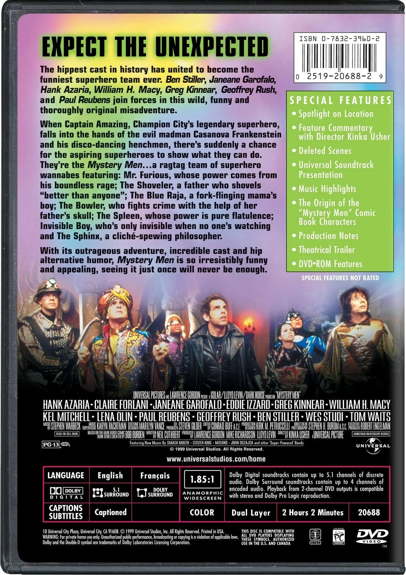 Mystery Men [DVD] - Image 3