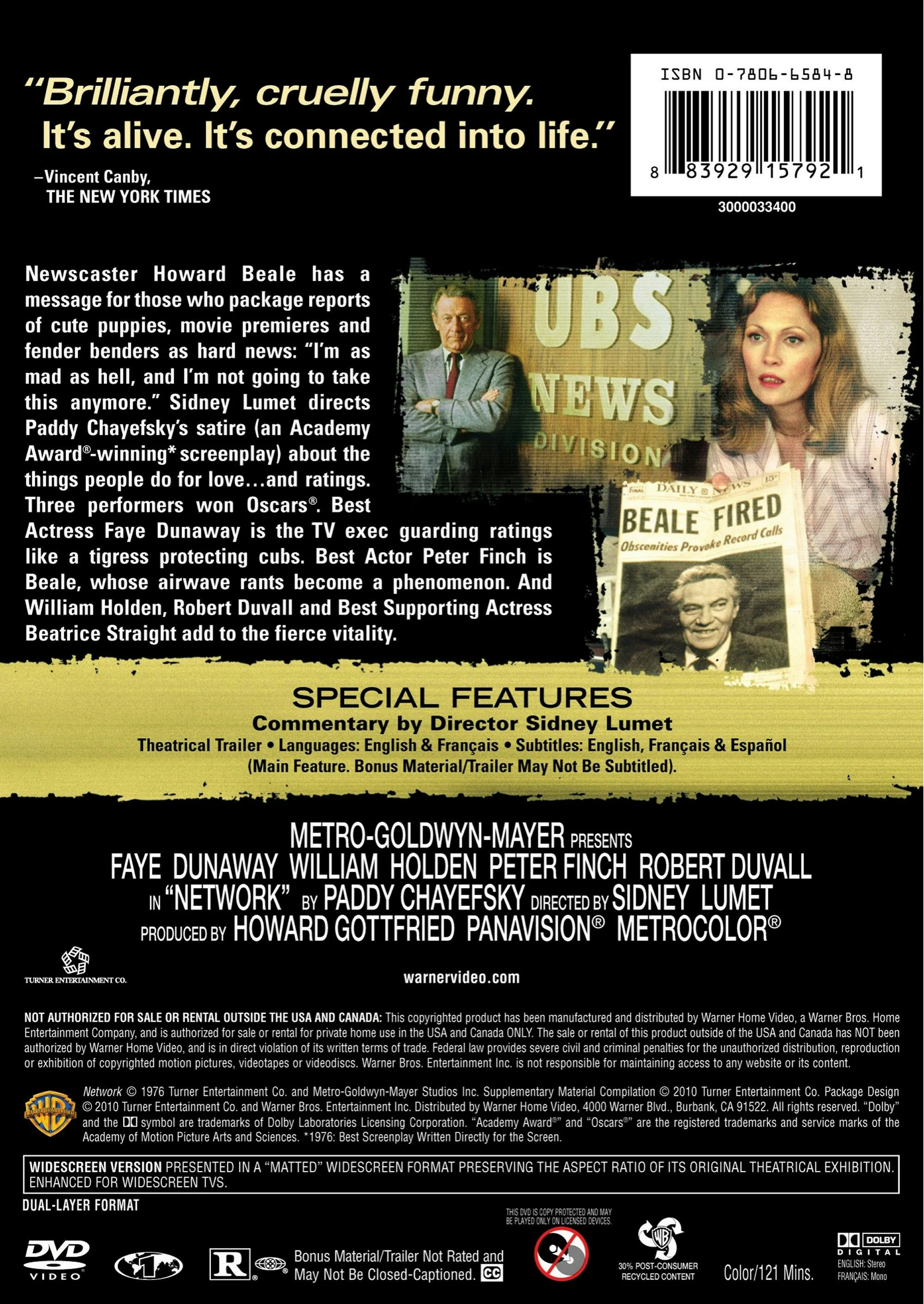 Network (DVD New Packaging) [DVD] - Image 3