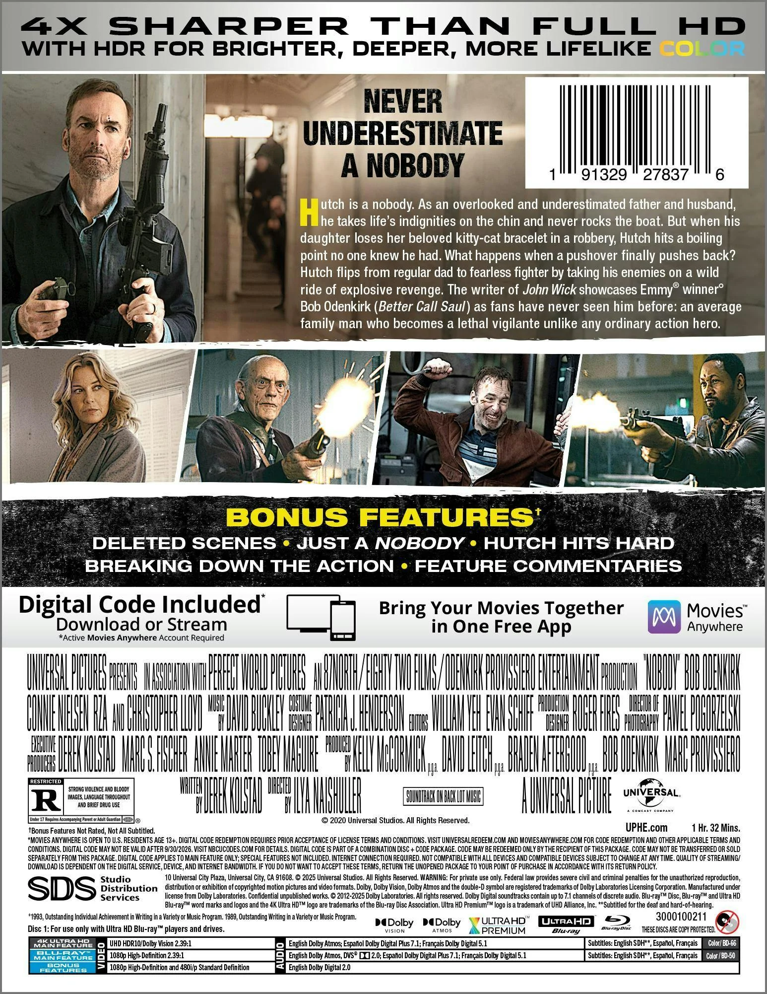 Nobody (Limited Edition 4K Ultra HD Steelbook + Blu-ray + Digital) [UHD] - Image 4