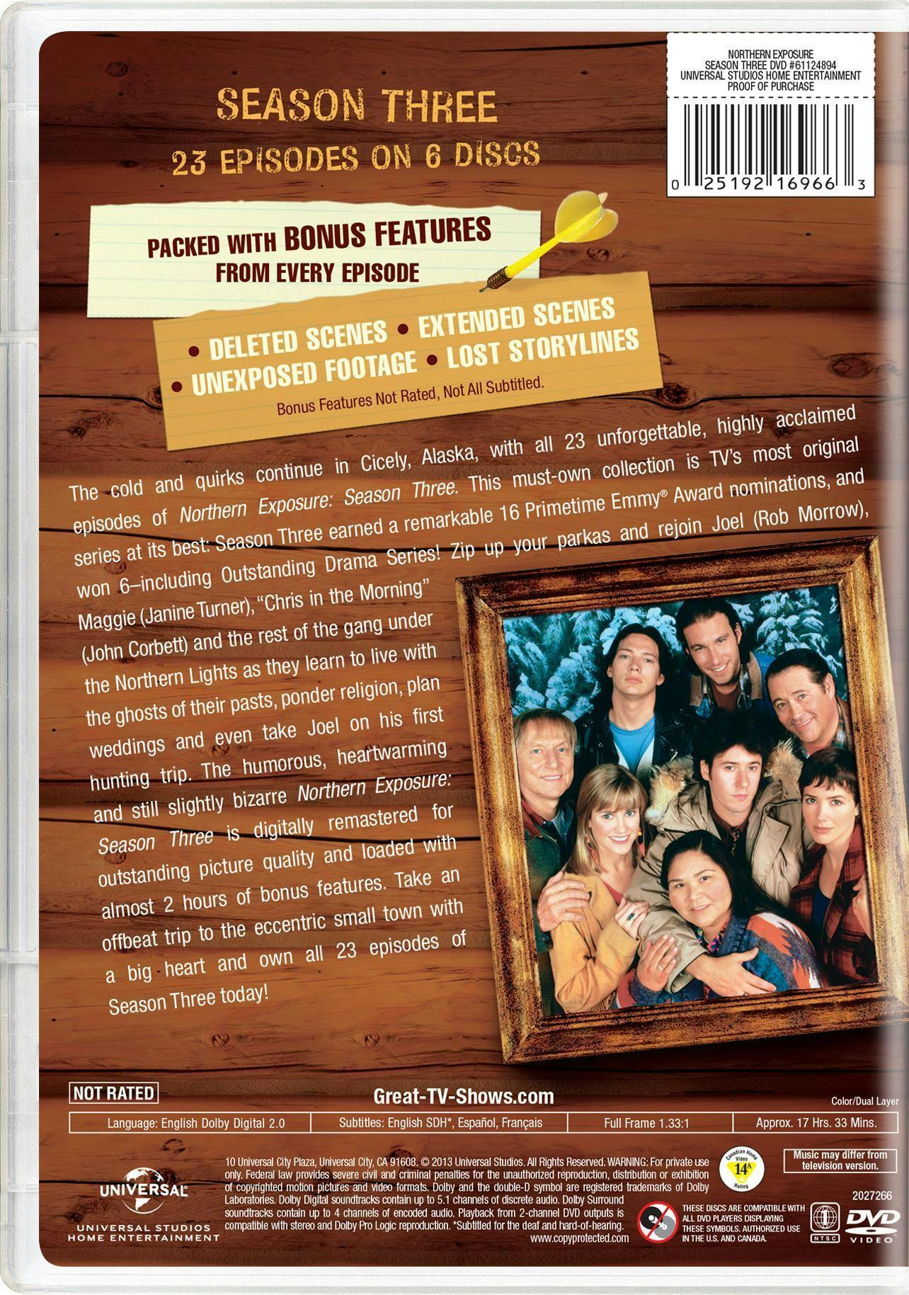 Northern Exposure: Season 3 (DVD New Box Art) [DVD] - Image 2