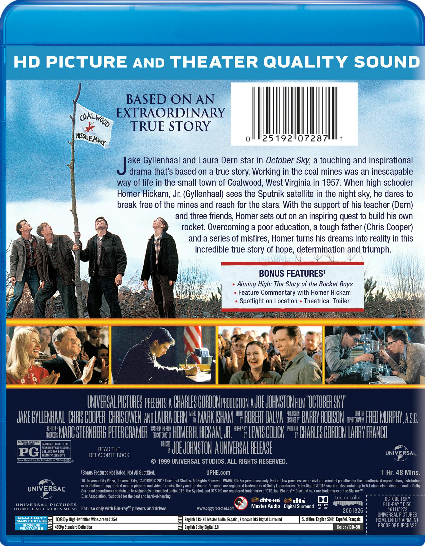 October Sky [Blu-ray] - Image 2