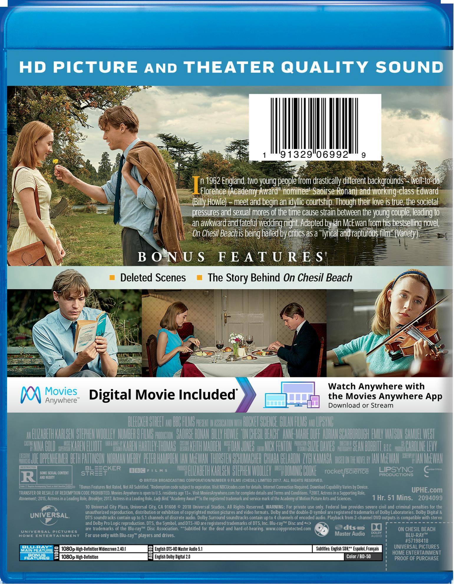 On Chesil Beach (Blu-ray + Digital HD) [Blu-ray] - Image 2