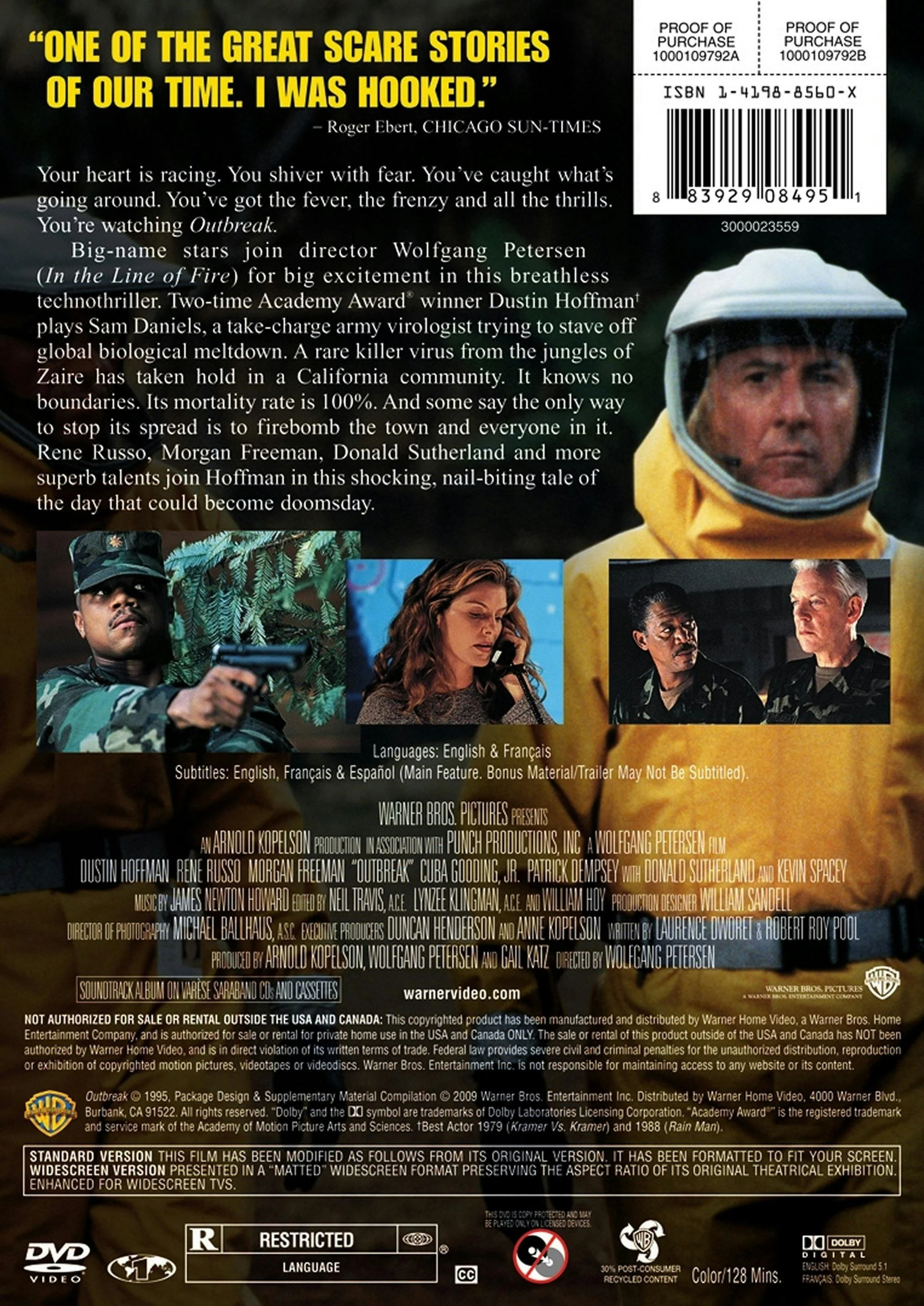 Outbreak (DVD New Packaging) [DVD] - Image 2