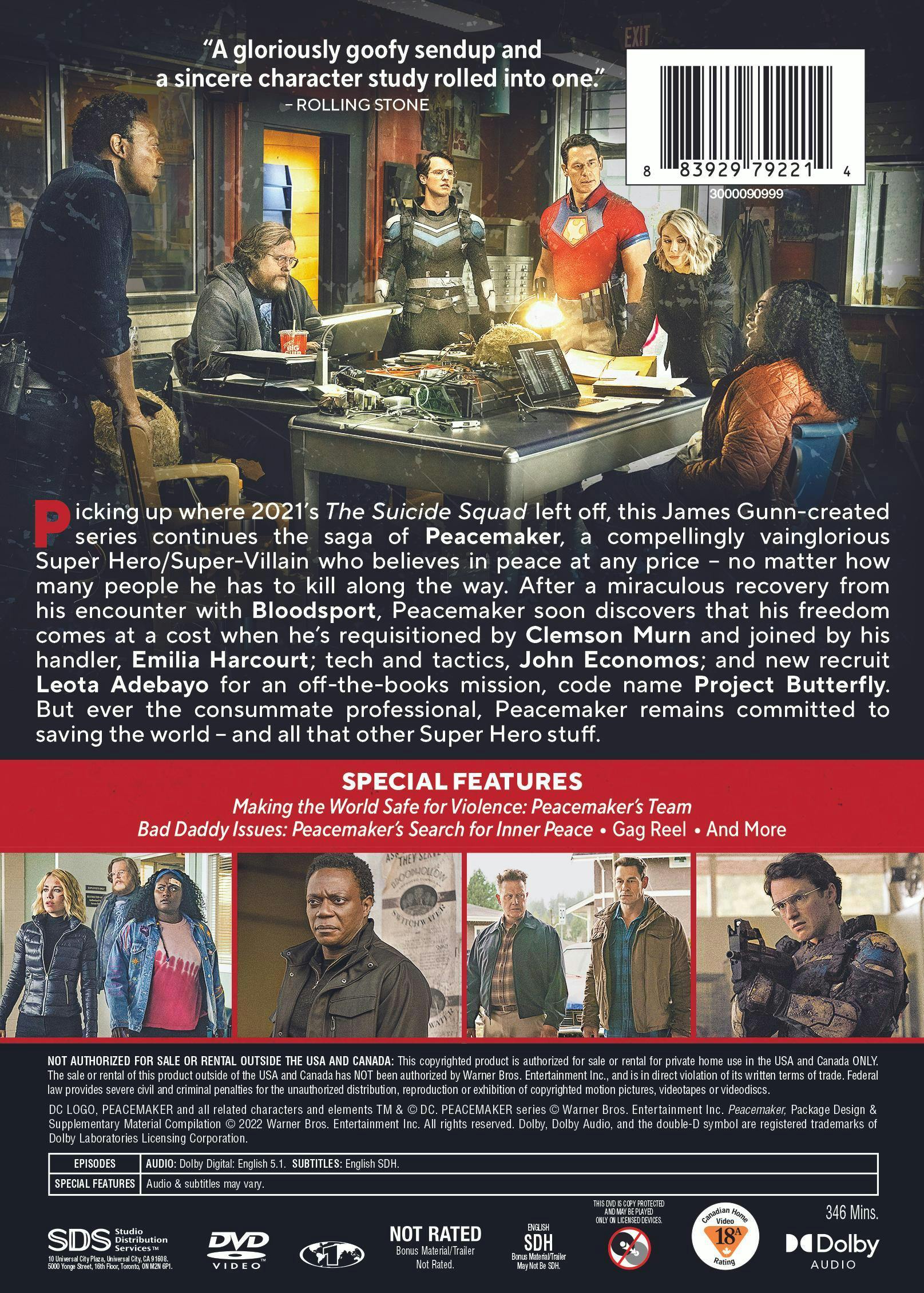 Peacemaker: The Complete First Season [DVD] - Image 2