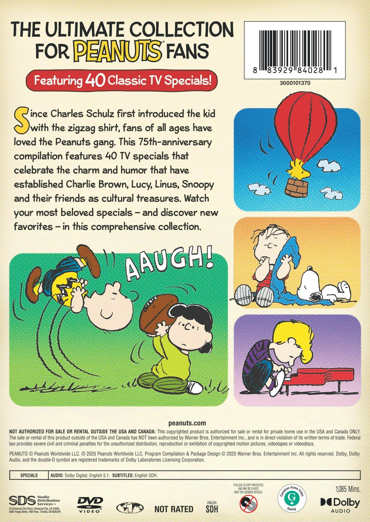 Peanuts: 75th Anniversary Ultimate Specials Collection [DVD] - Image 3