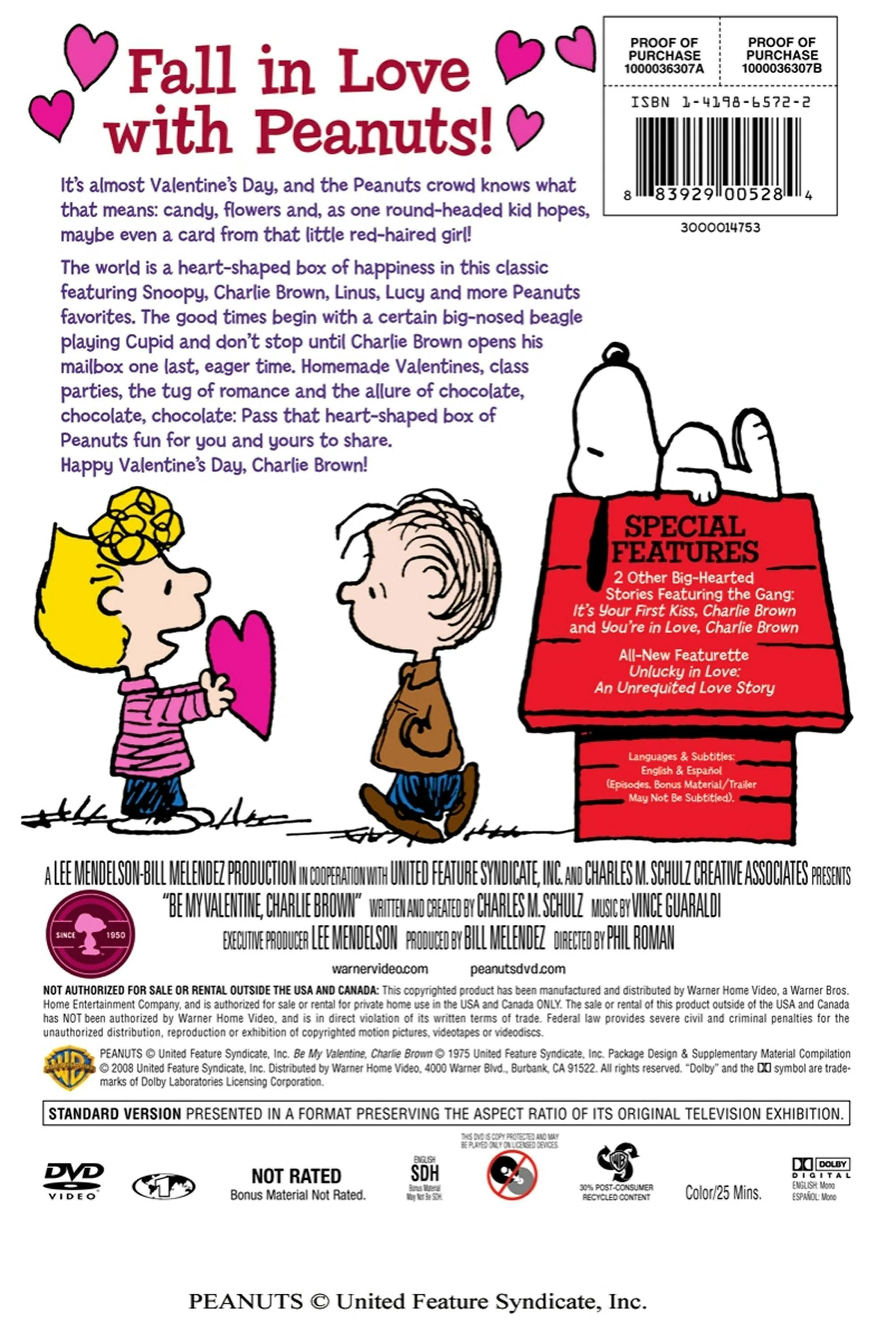Charlie Brown: Be My Valentine, Charlie Brown (DVD Deluxe Edition) [DVD] - Image 2