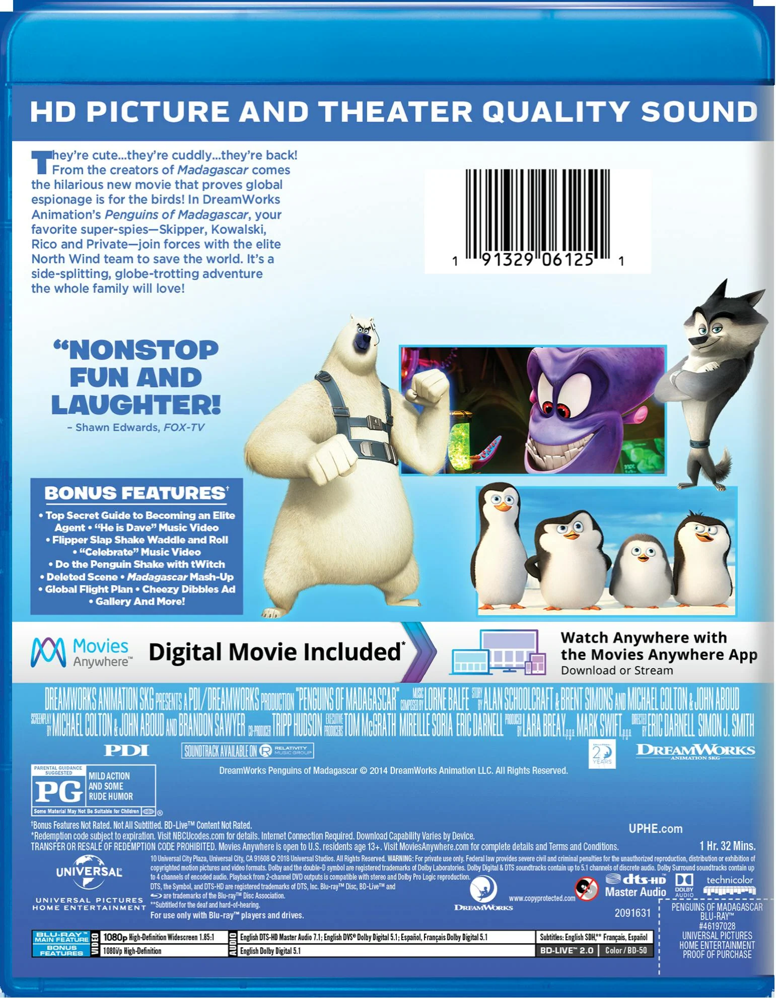 Penguins of Madagascar (Blu-ray New Box Art) [Blu-ray] - Image 2