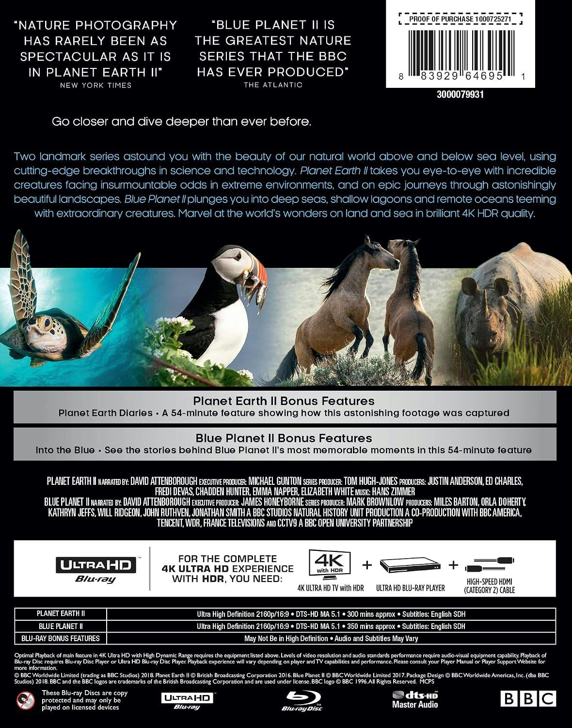Planet Earth II/Blue Planet II (4K Ultra HD + Blu-ray) [UHD] - Image 3