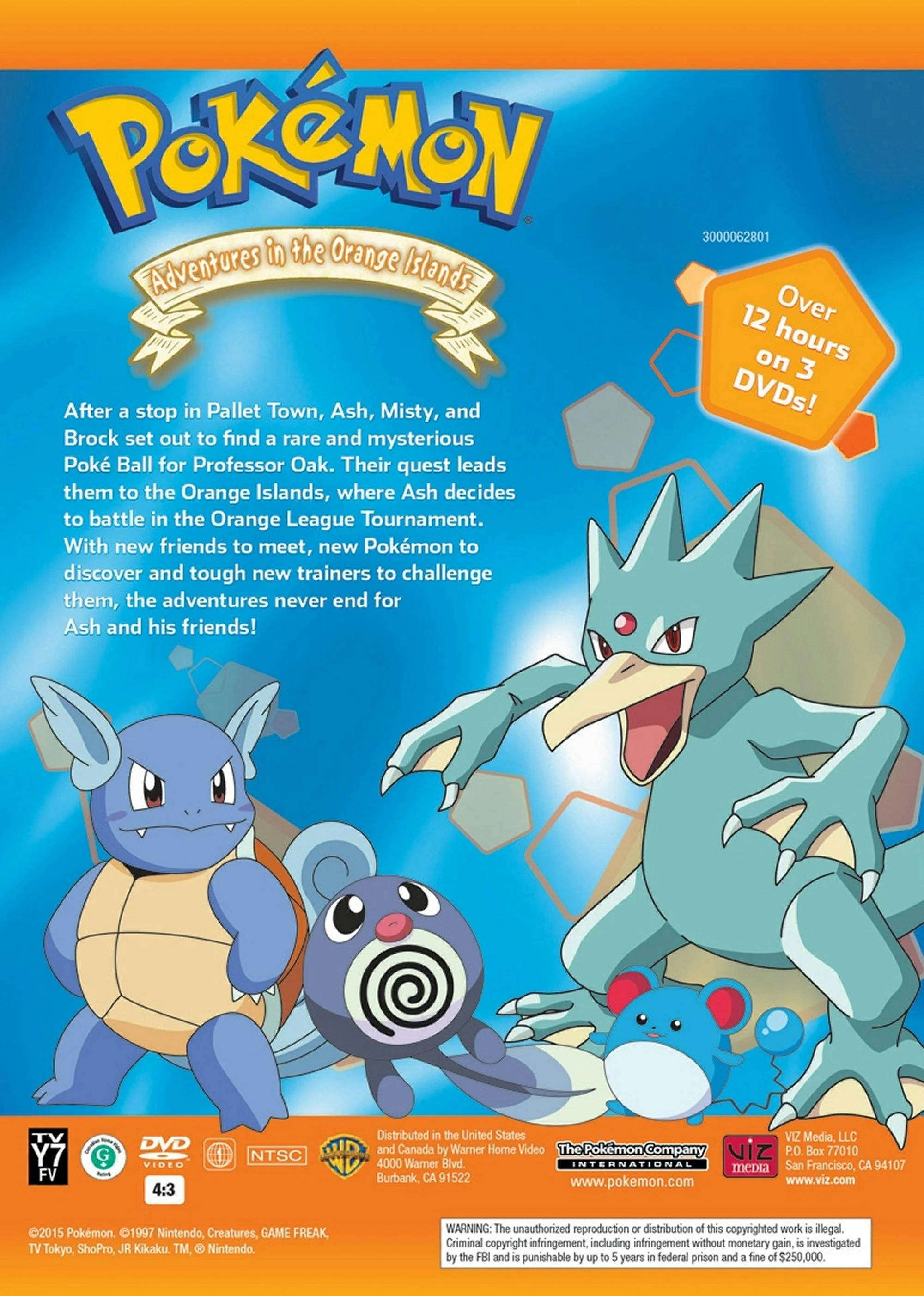 Pokémon: Adventures On the Orange Islands - Complete Collection (Box Set) [DVD] - Image 2