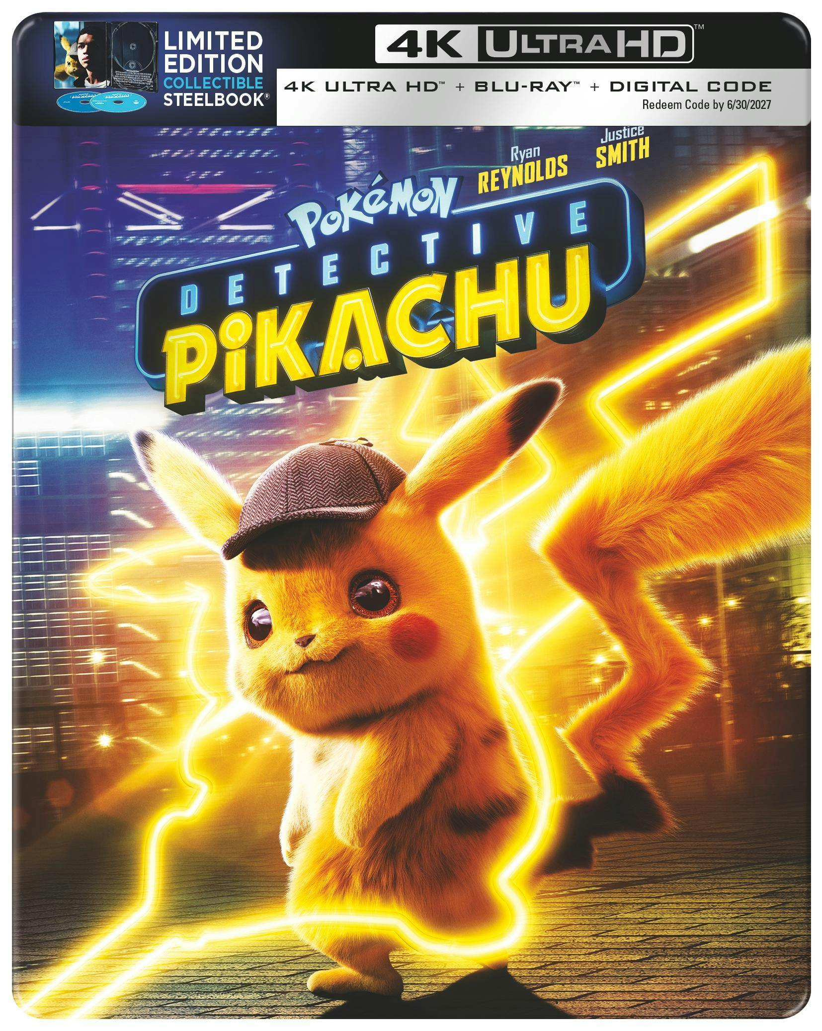 Pokemon Detective Pikachu (Limited Edition 4K Steelbook) [UHD]