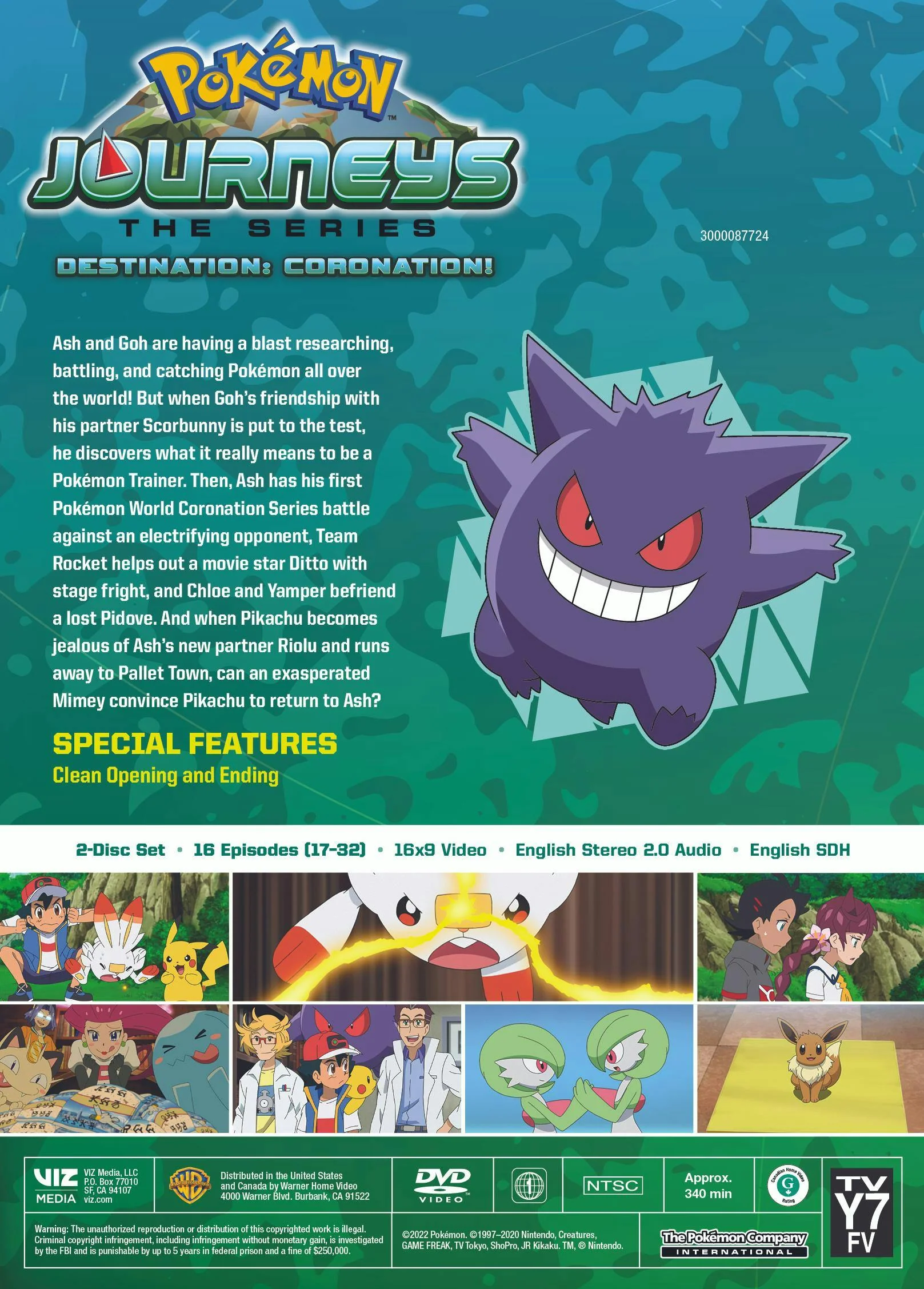 Pokémon Journeys: Season 23 - Destination: Coronation! [DVD] - Image 2