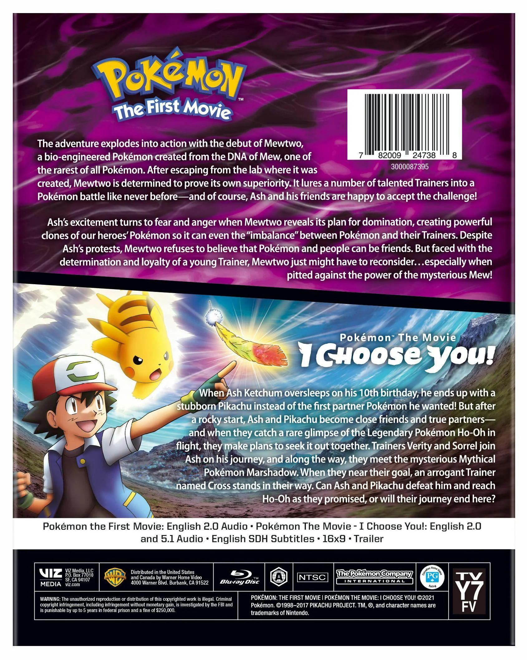 Pokémon - The First Movie/I Choose You (Blu-ray Double Feature) [Blu-ray] - Image 3