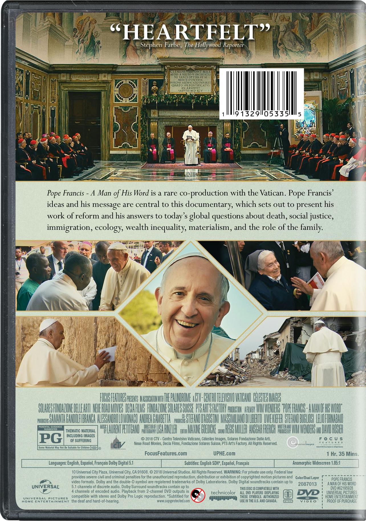 Pope Francis - A Man of His Word [DVD] - Image 2