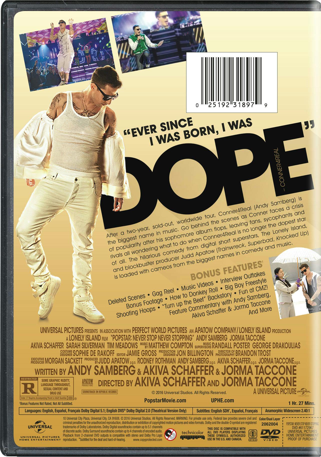 Popstar - Never Stop Never Stopping [DVD] - Image 2