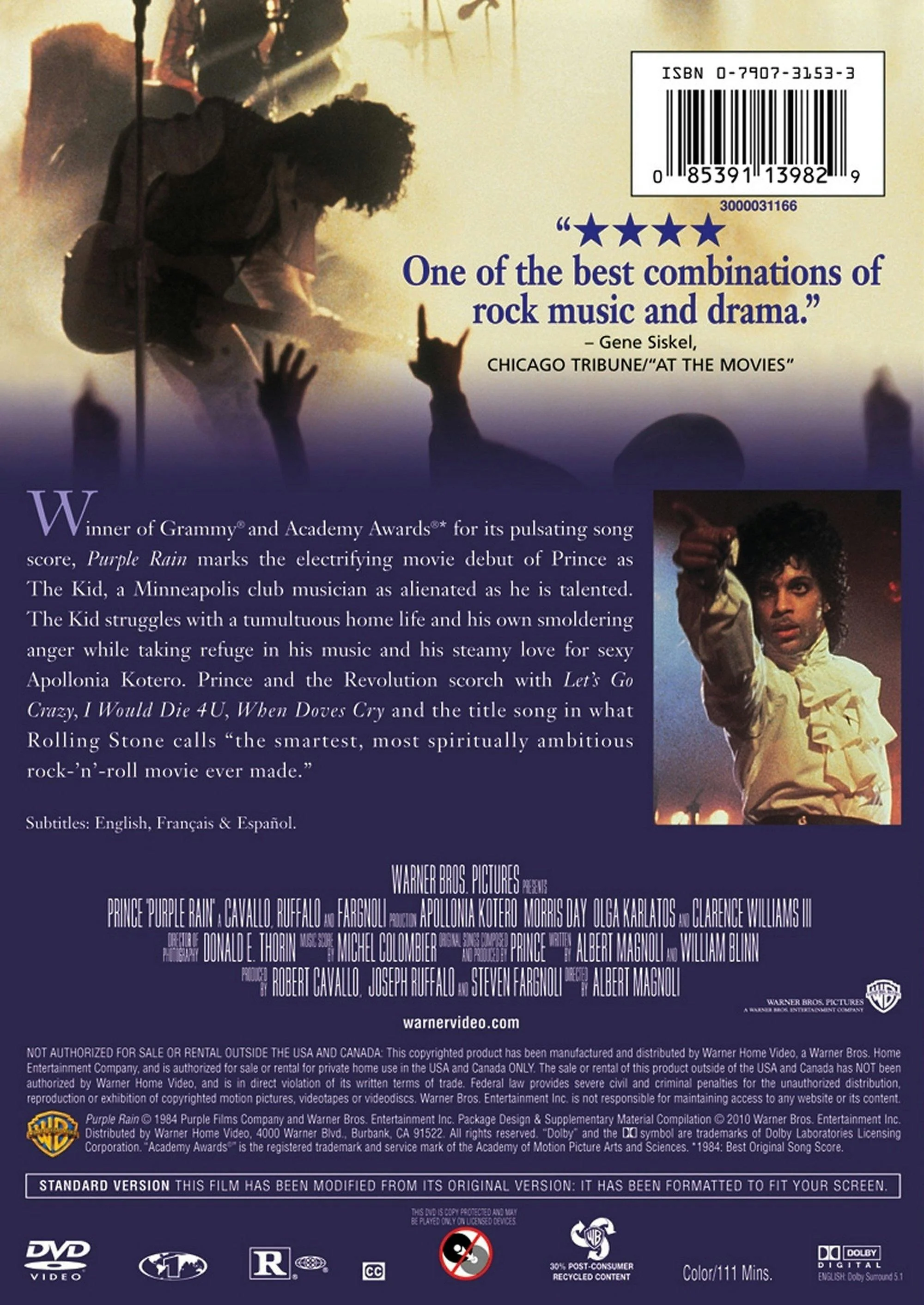 Purple Rain [DVD] - Image 2